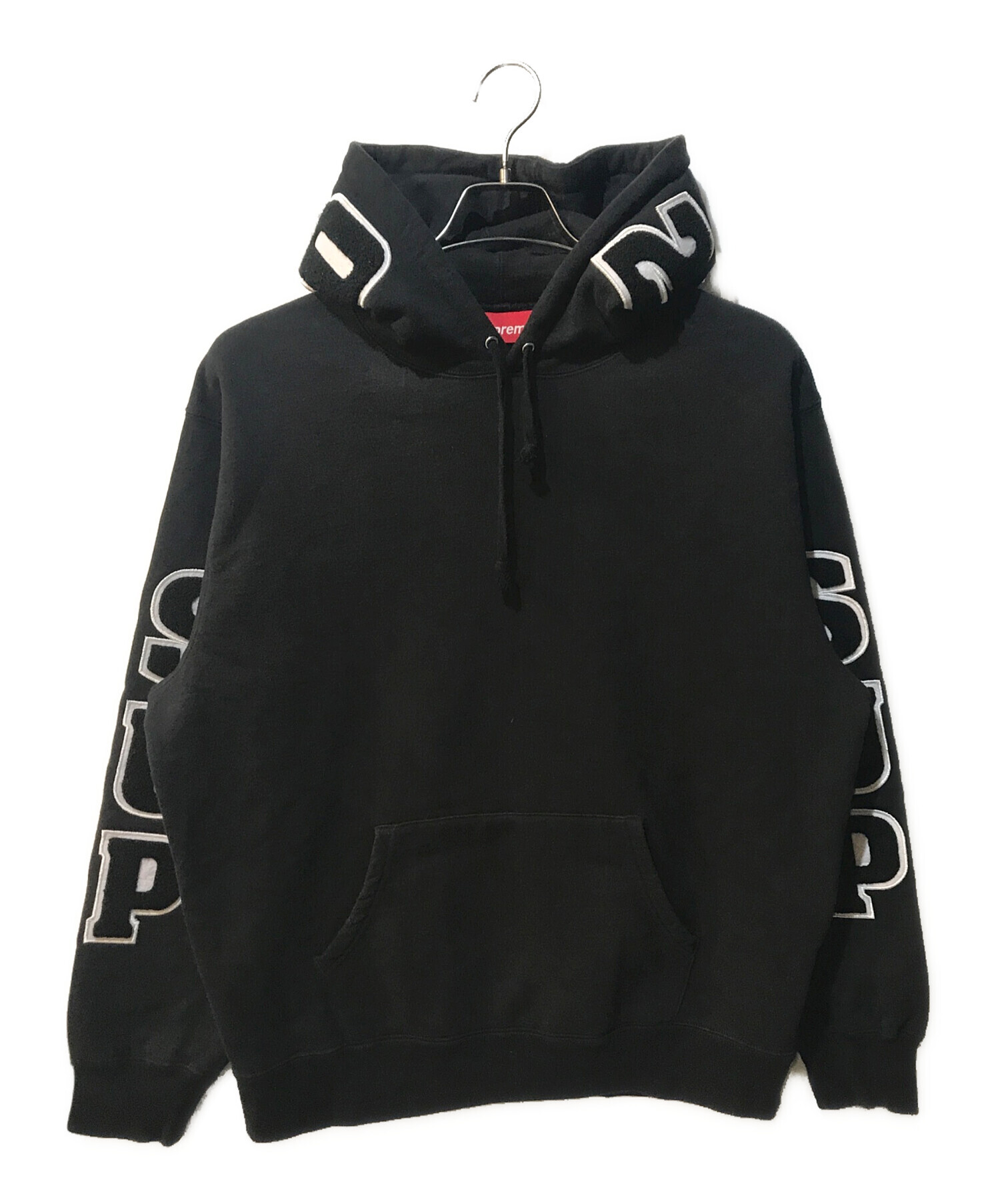 中古・古着通販】SUPREME (シュプリーム) Team Chenille Hooded ブラック サイズ:M｜ブランド・古着通販  トレファク公式【TREFAC FASHION】スマホサイト