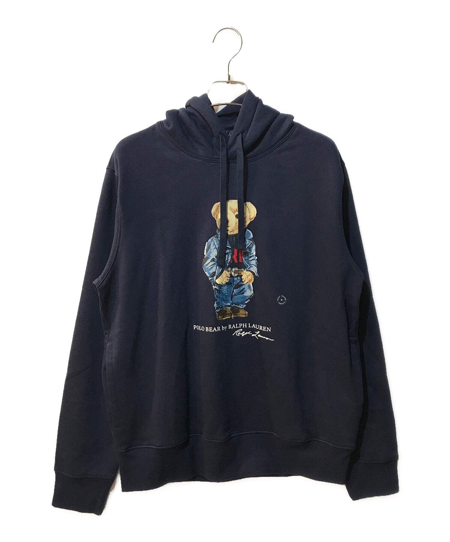 POLO RALPH LAUREN (ポロ・ラルフローレン) ポロベアプリントパーカー ネイビー サイズ:M 未使用品