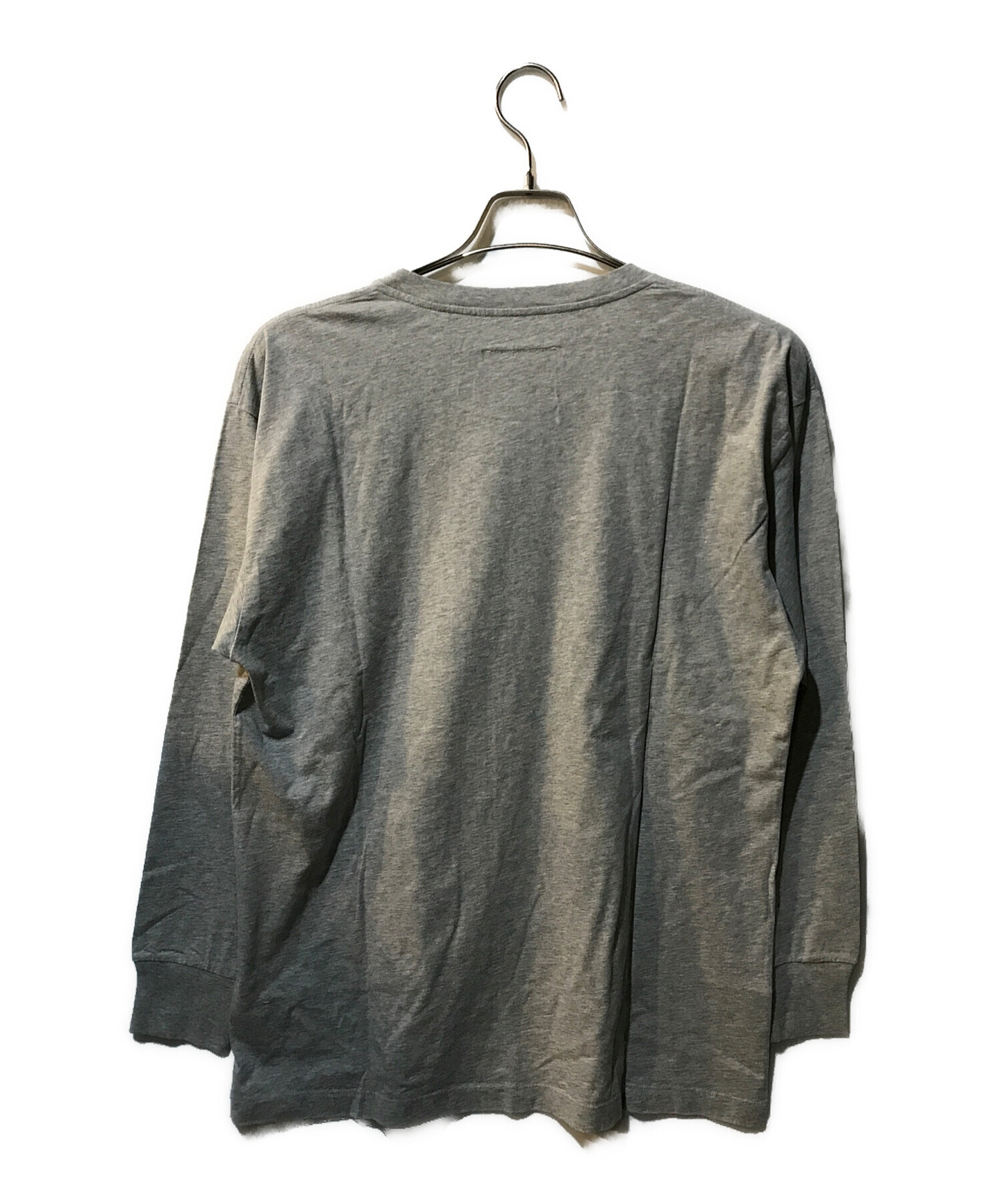 MM6 Maison Margiela (エムエムシックス メゾンマルジェラ) ロングスリーブTシャツ グレー サイズ:16 未使用品