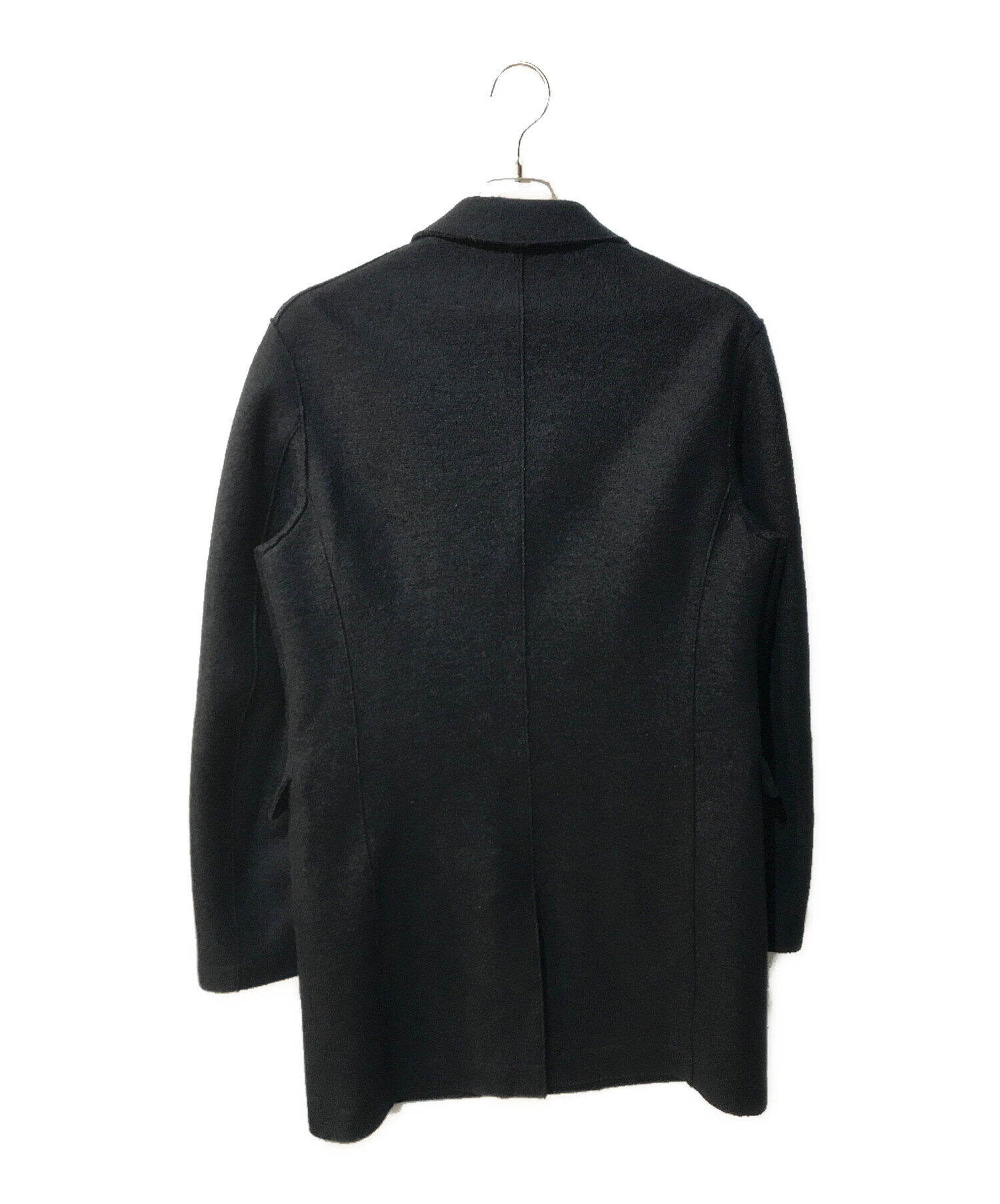 中古・古着通販】HARRIS WHARF LONDON (ハリスワーフロンドン) Chester Pressed Wool Coat ネイビー  サイズ:48｜ブランド・古着通販 トレファク公式【TREFAC FASHION】スマホサイト