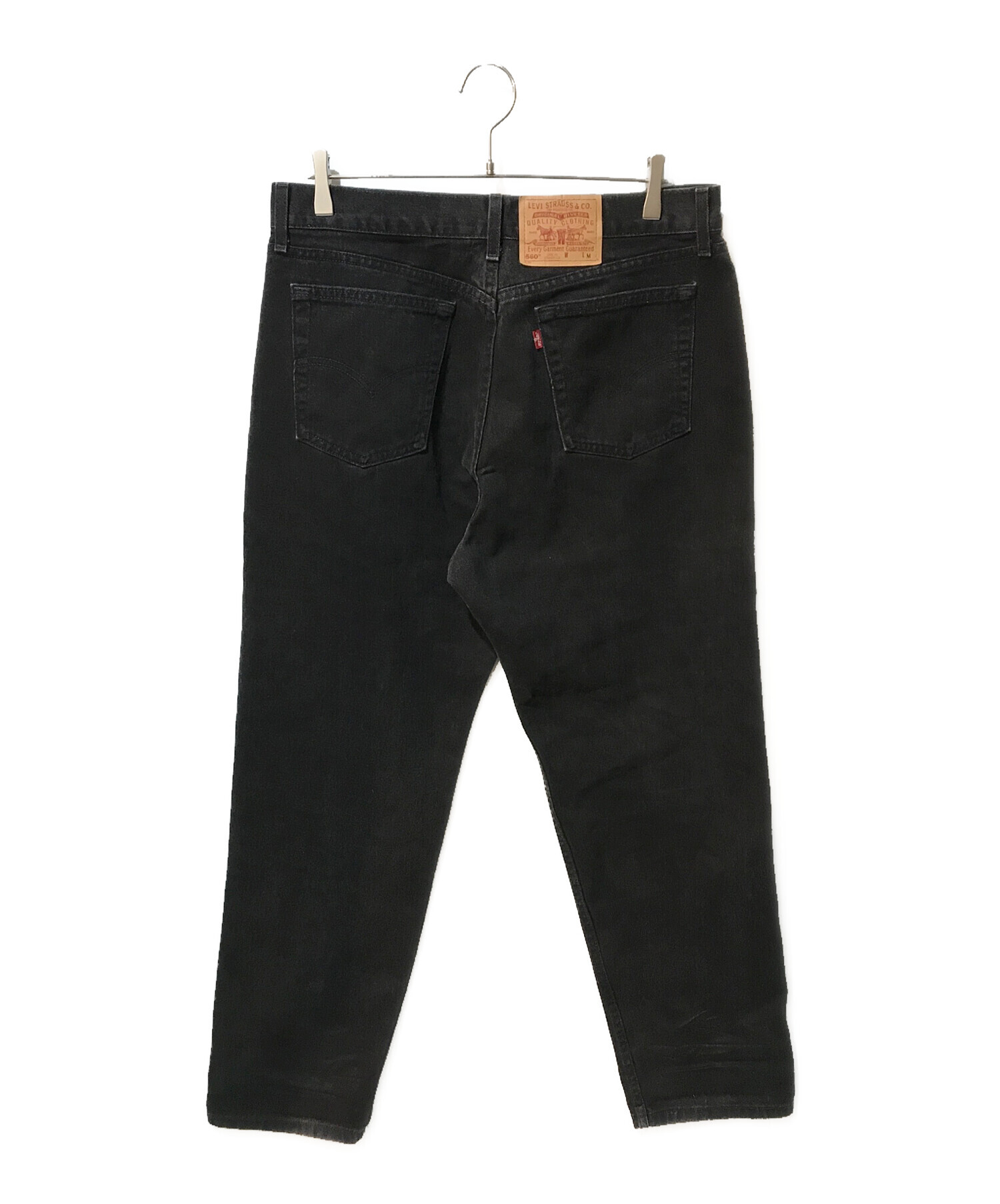 中古・古着通販】LEVI'S (リーバイス) 560 ブラックデニムパンツ ブラック サイズ:M｜ブランド・古着通販 トレファク公式【TREFAC  FASHION】スマホサイト