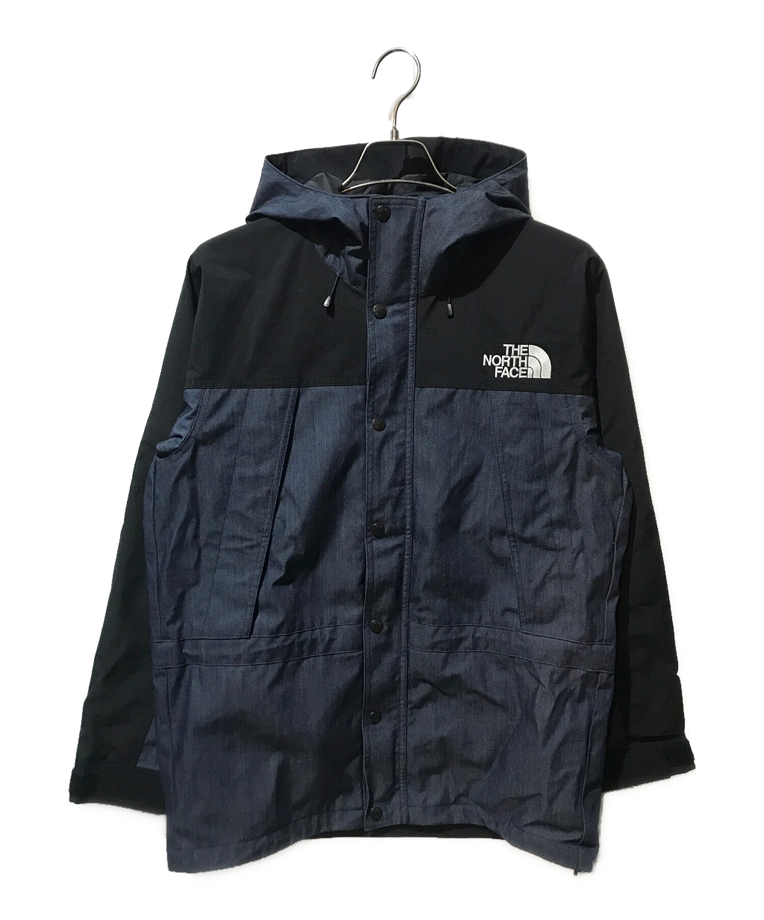 中古・古着通販】THE NORTH FACE (ザ ノース フェイス) マウンテンライトデニムジャケット ブラック×ネイビー  サイズ:M｜ブランド・古着通販 トレファク公式【TREFAC FASHION】スマホサイト