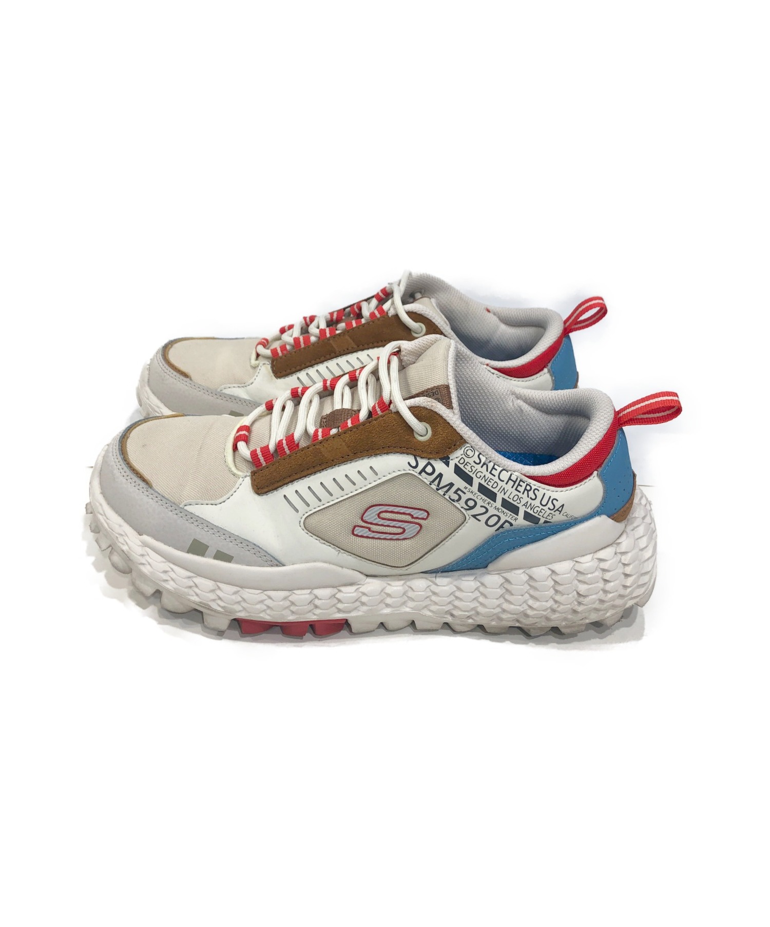 SKECHERS (スケッチャーズ) ローカットスニーカー アイボリー サイズ:26 SN51715