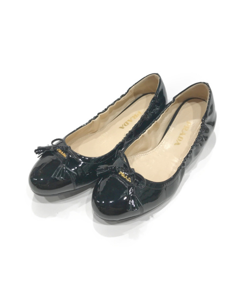 【中古・古着通販】PRADA (プラダ) タッセルバレエシューズ