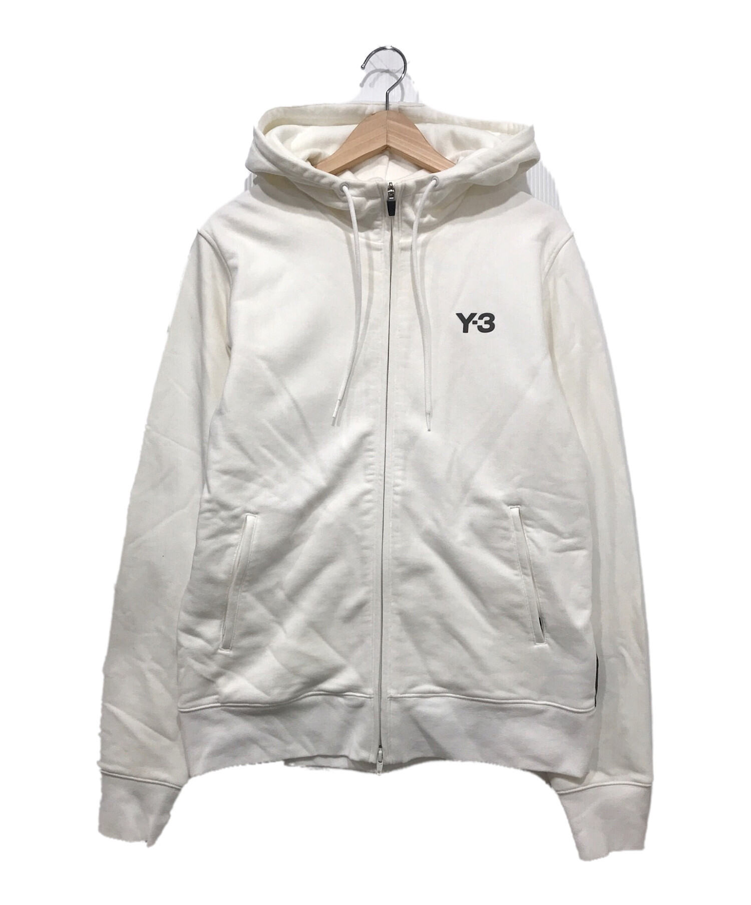 Y-3 (ワイスリー) 内田すずめアートグラフィックジップパーカー ホワイト サイズ:S