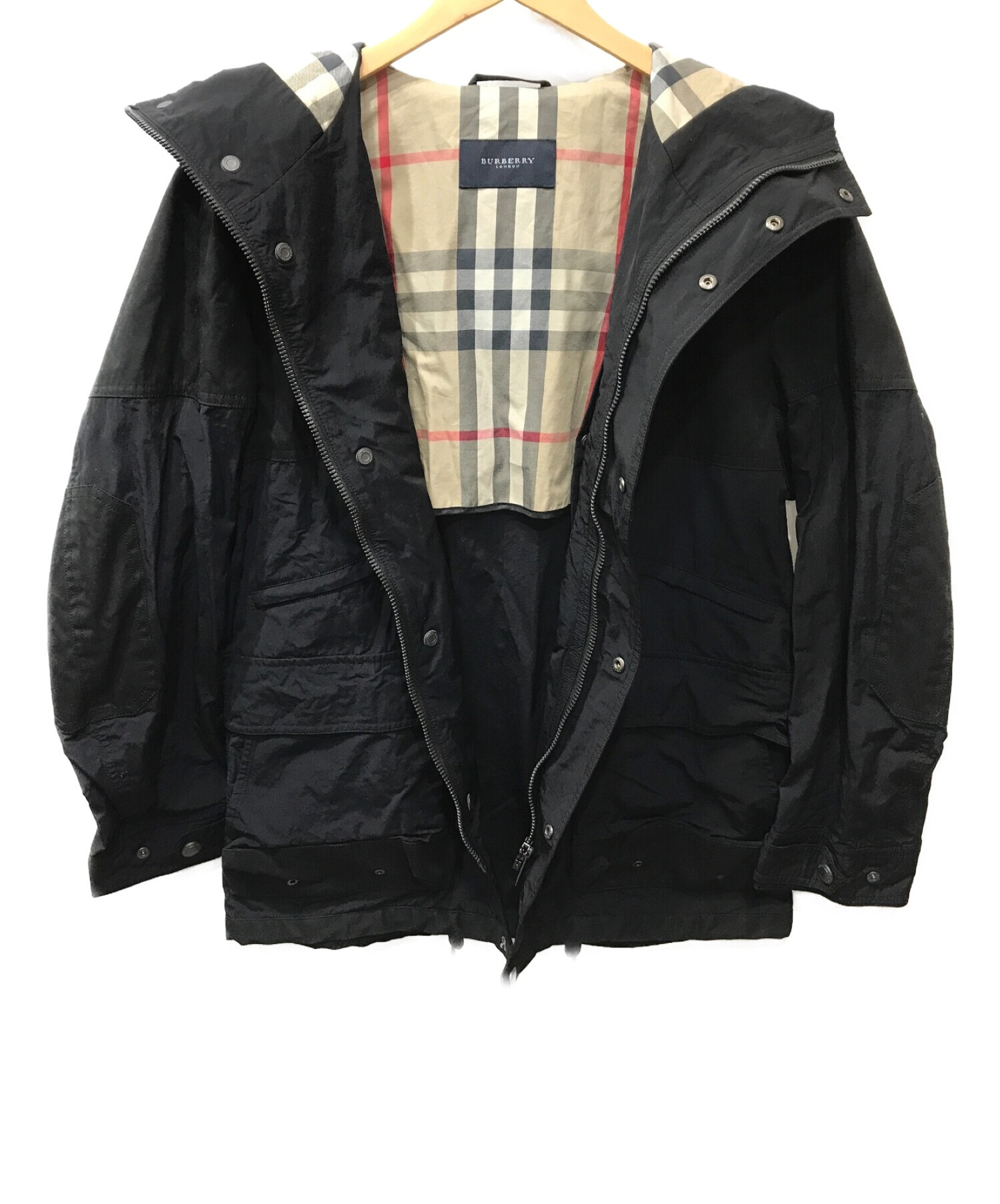 中古・古着通販】BURBERRY LONDON (バーバリー ロンドン) マウンテンパーカー ブラック サイズ:LL｜ブランド・古着通販  トレファク公式【TREFAC FASHION】スマホサイト