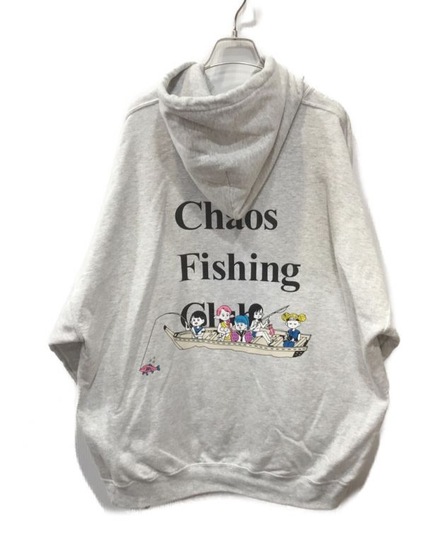 中古・古着通販】Chaos Fishing Club ×BEAMST (カオスフィッシングクラブ×ビームスティー) プルオーバーパーカー グレー  サイズ:XXL｜ブランド・古着通販 トレファク公式【TREFAC FASHION】スマホサイト