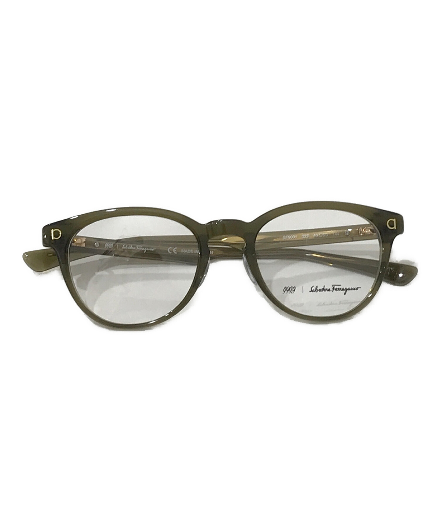 9999 フェラガモ コラボ 眼鏡 メガネ フォーナインズ - サングラス/メガネ