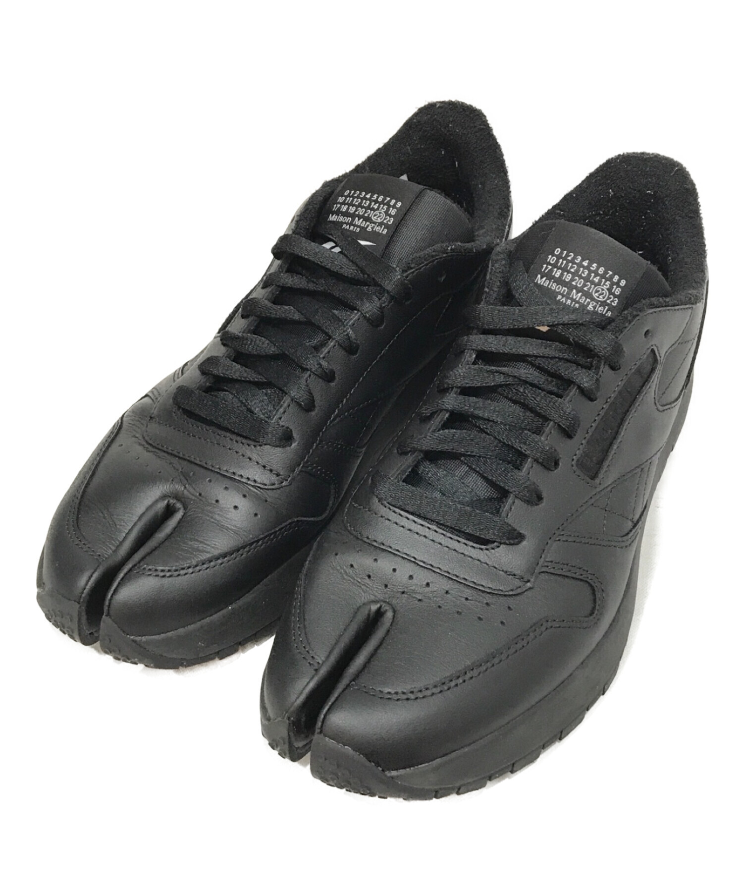Maison Margiela × REEBOK (マルジェラ×リーボック) Classic Leather Tabi Shoes ブラック  サイズ:27cm