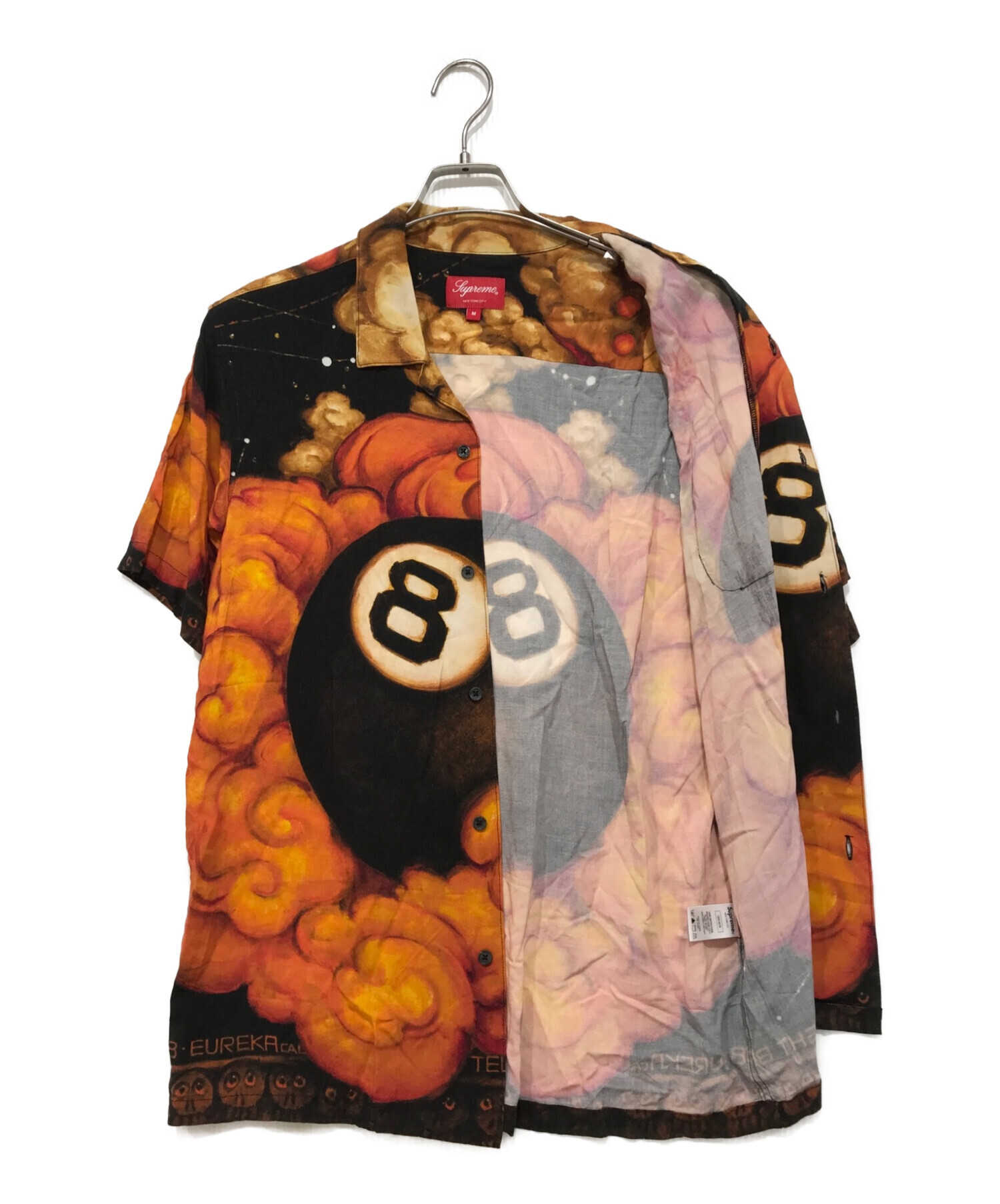 中古・古着通販】SUPREME (シュプリーム) Martin Wong 8-ball Rayon