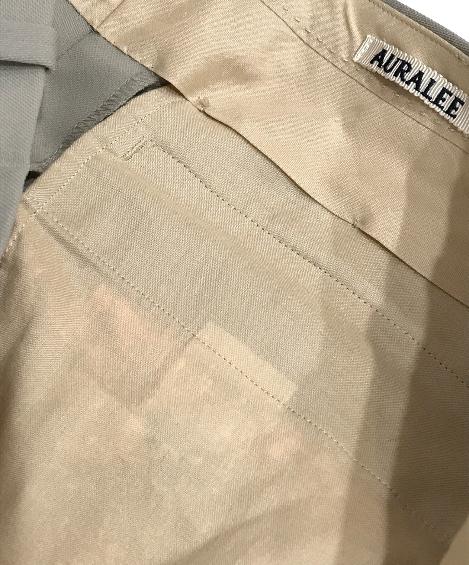 中古・古着通販】AURALEE (オーラリー) HARD TWIST WOOL DOBBY SLACKS