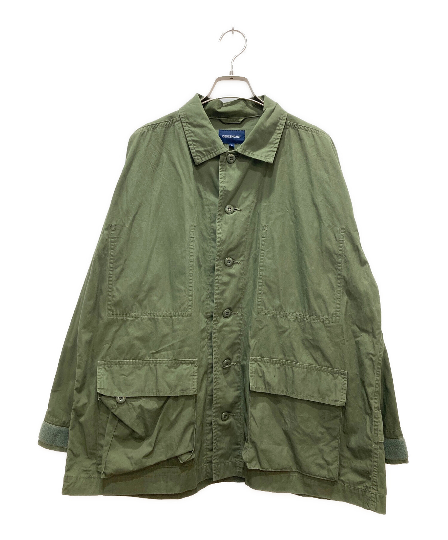 DESCENDANT (ディセンダント) DWU TWILL SHIRT カーキ サイズ:2