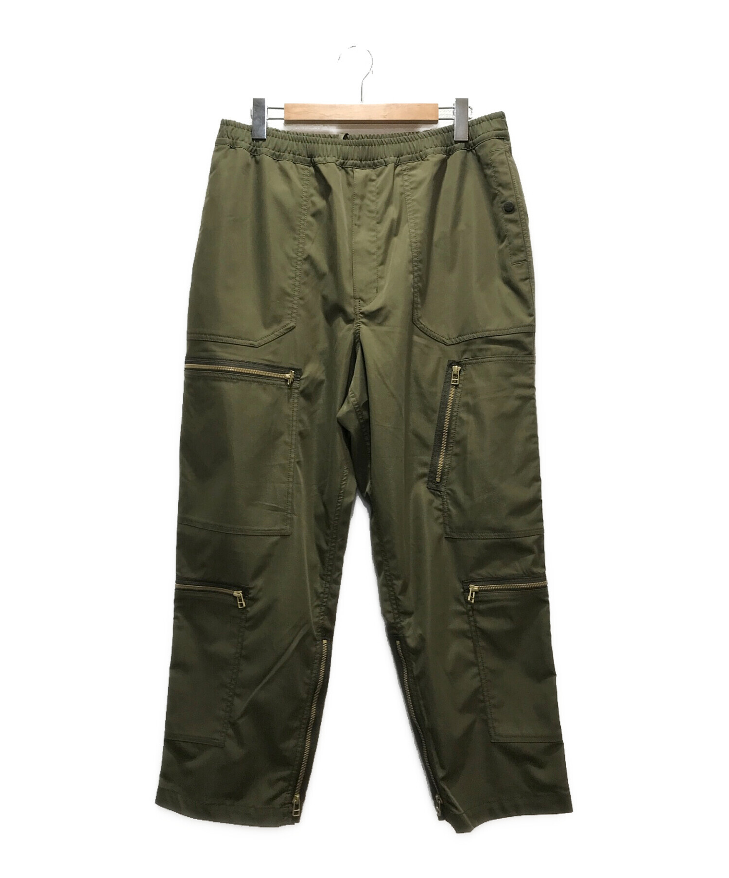 DAIWA PIER39 (ダイワ ピア39) TECH PARACHUTE PANTS カーキ サイズ:L