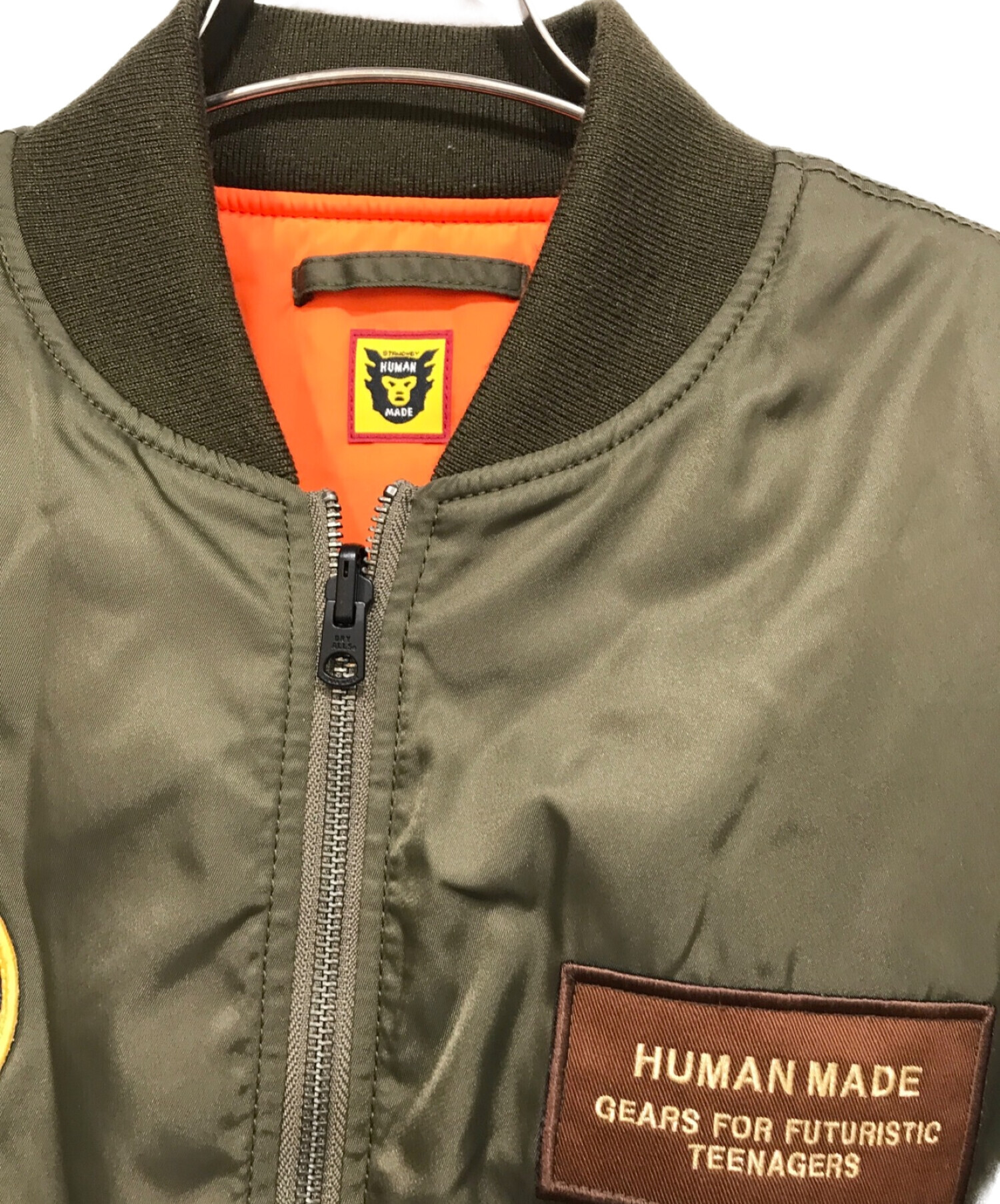 HUMAN MADE (ヒューマンメイド) MA-1ジャケット オリーブ サイズ:XL