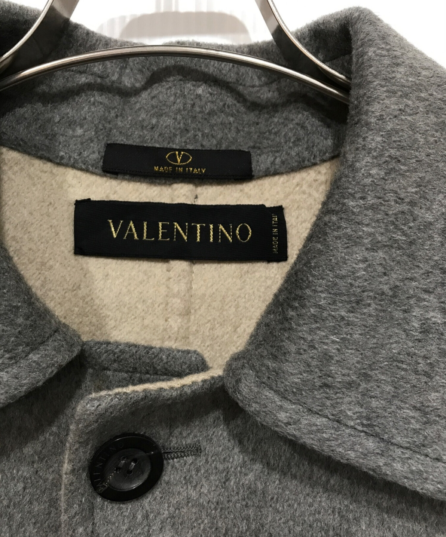 中古・古着通販】VALENTINO (ヴァレンティノ) カシミアステンカラー