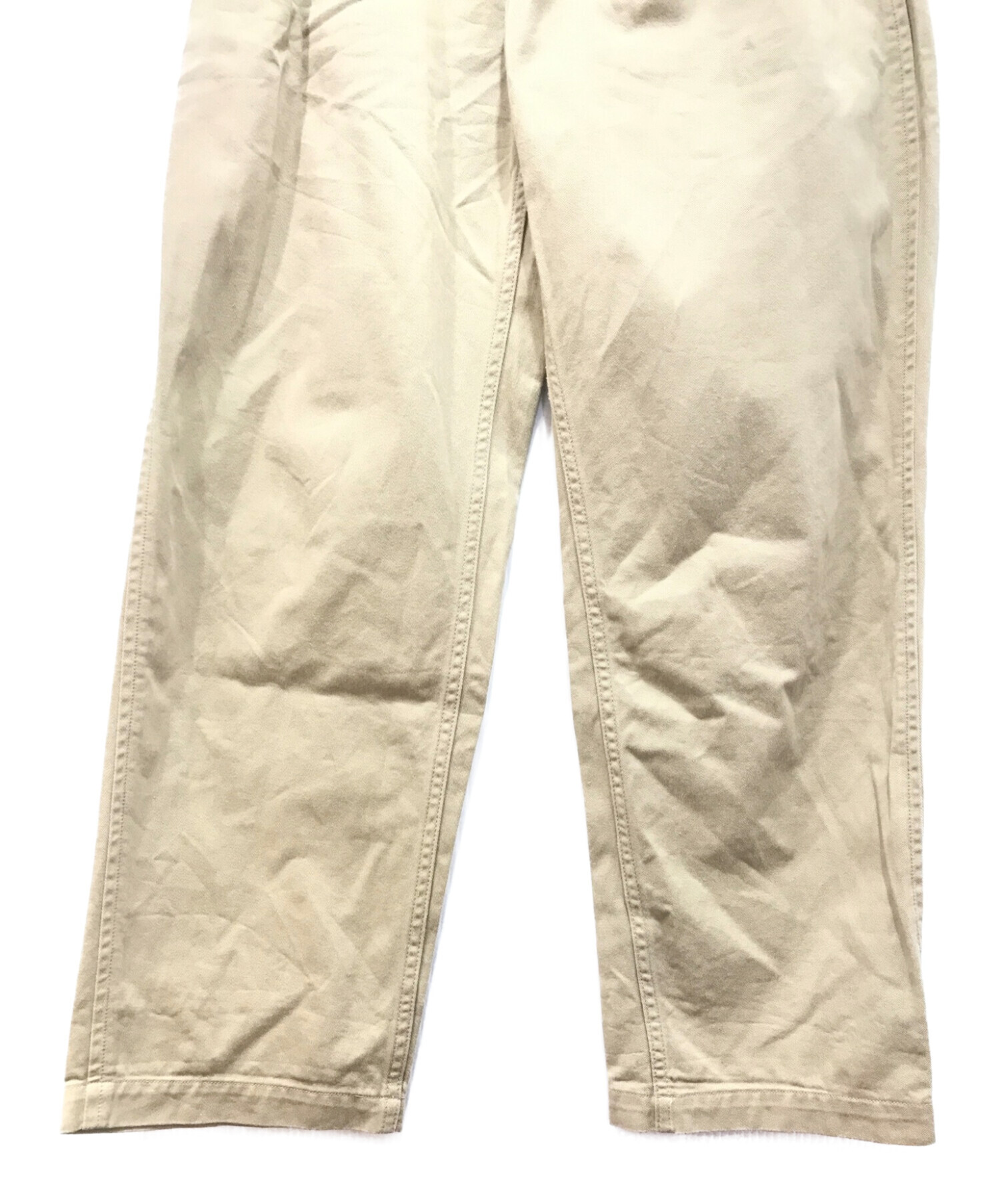 中古・古着通販】leno (リノ) DOUBLE BELTED GURKHA TROUSERS ベージュ