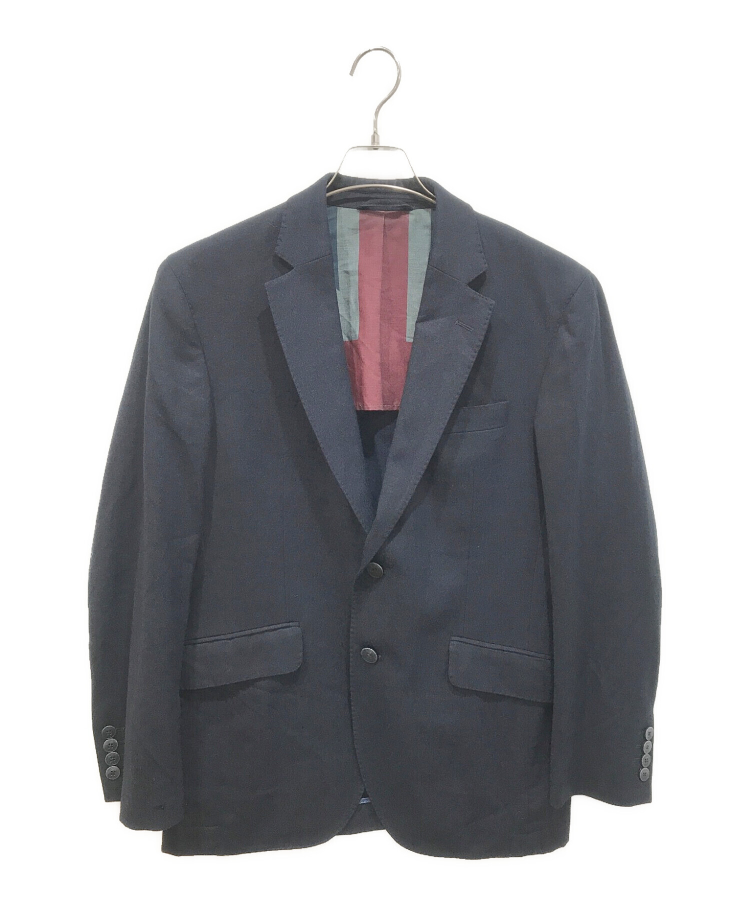 中古・古着通販】HACKETT (ハケット) テーラードジャケット ネイビー