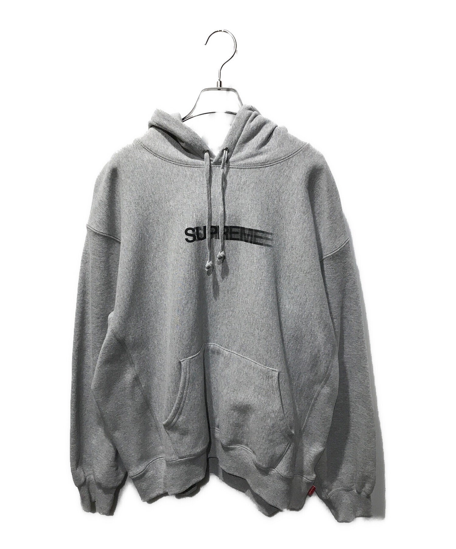 SUPREME (シュプリーム) Motion Logo Hooded Sweatshirt グレー サイズ:Ｌ