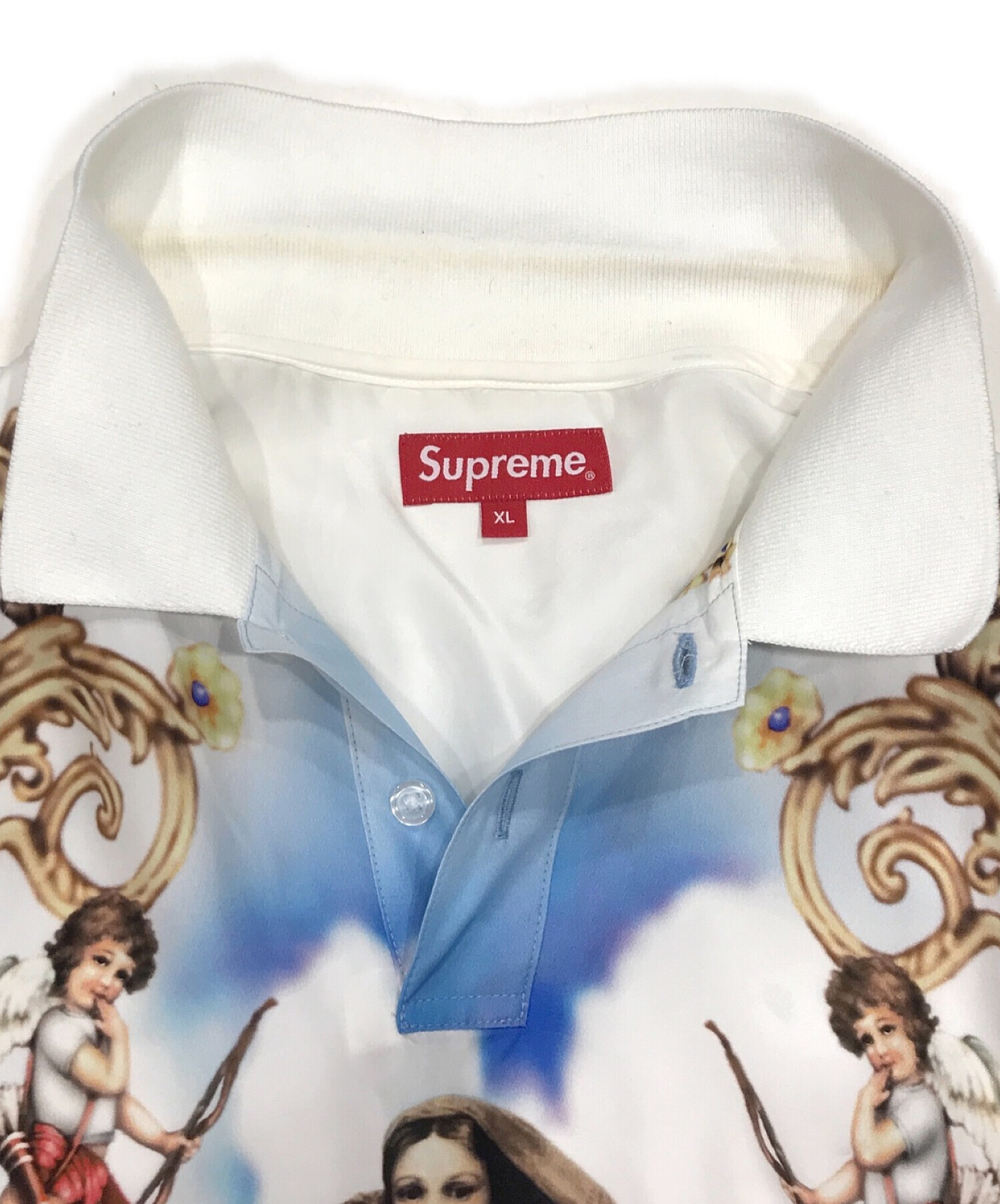 中古・古着通販】SUPREME (シュプリーム) Heavenly Silk Polo ホワイト サイズ:XL｜ブランド・古着通販  トレファク公式【TREFAC FASHION】スマホサイト