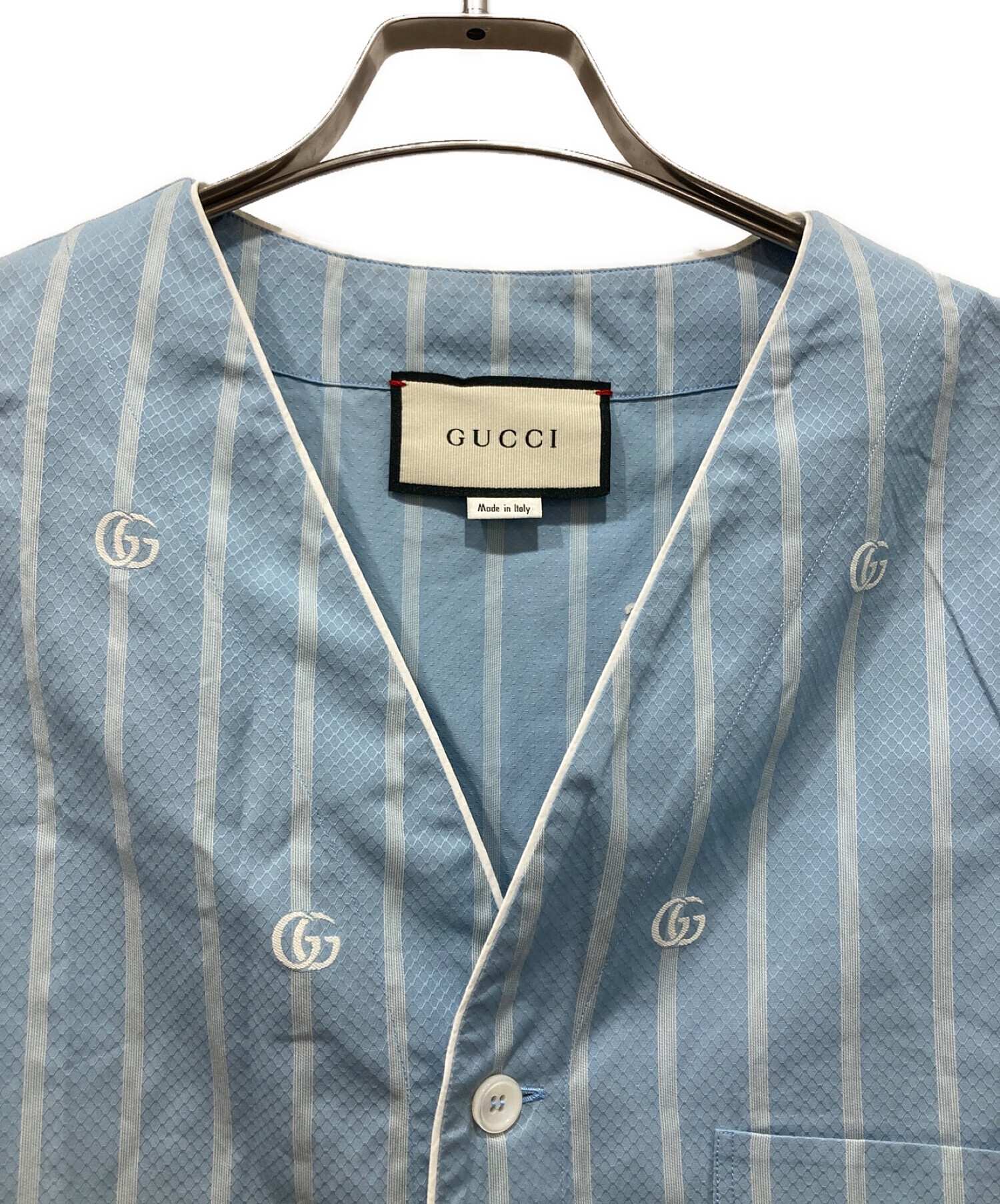 中古・古着通販】GUCCI (グッチ) GGコットンオーバーサイズシャツ