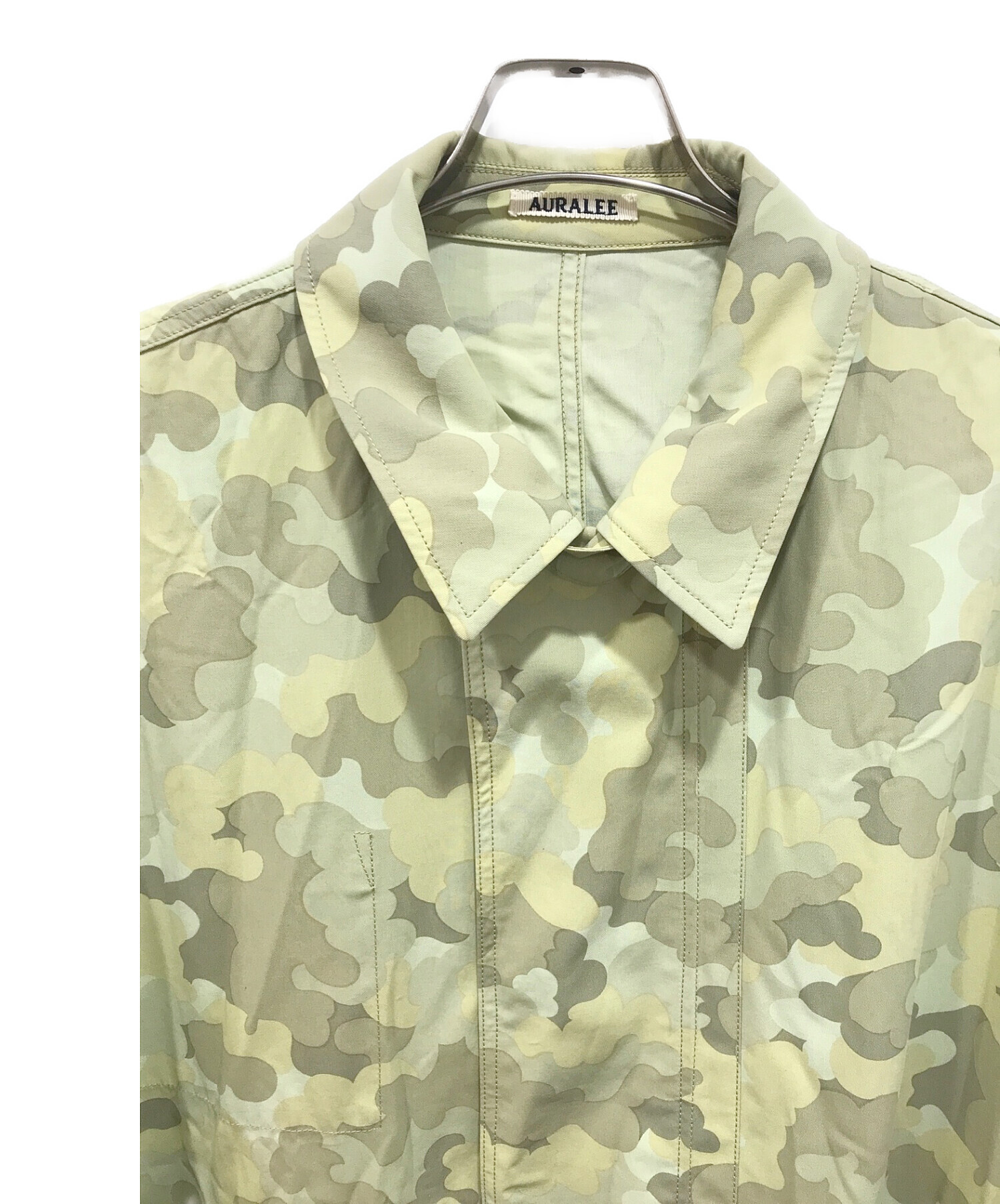 中古・古着通販】AURALEE (オーラリー) WASHED FINX CAMOFLAGE TWILL GABARDINE BLOUSON カーキ  サイズ:4｜ブランド・古着通販 トレファク公式【TREFAC FASHION】スマホサイト