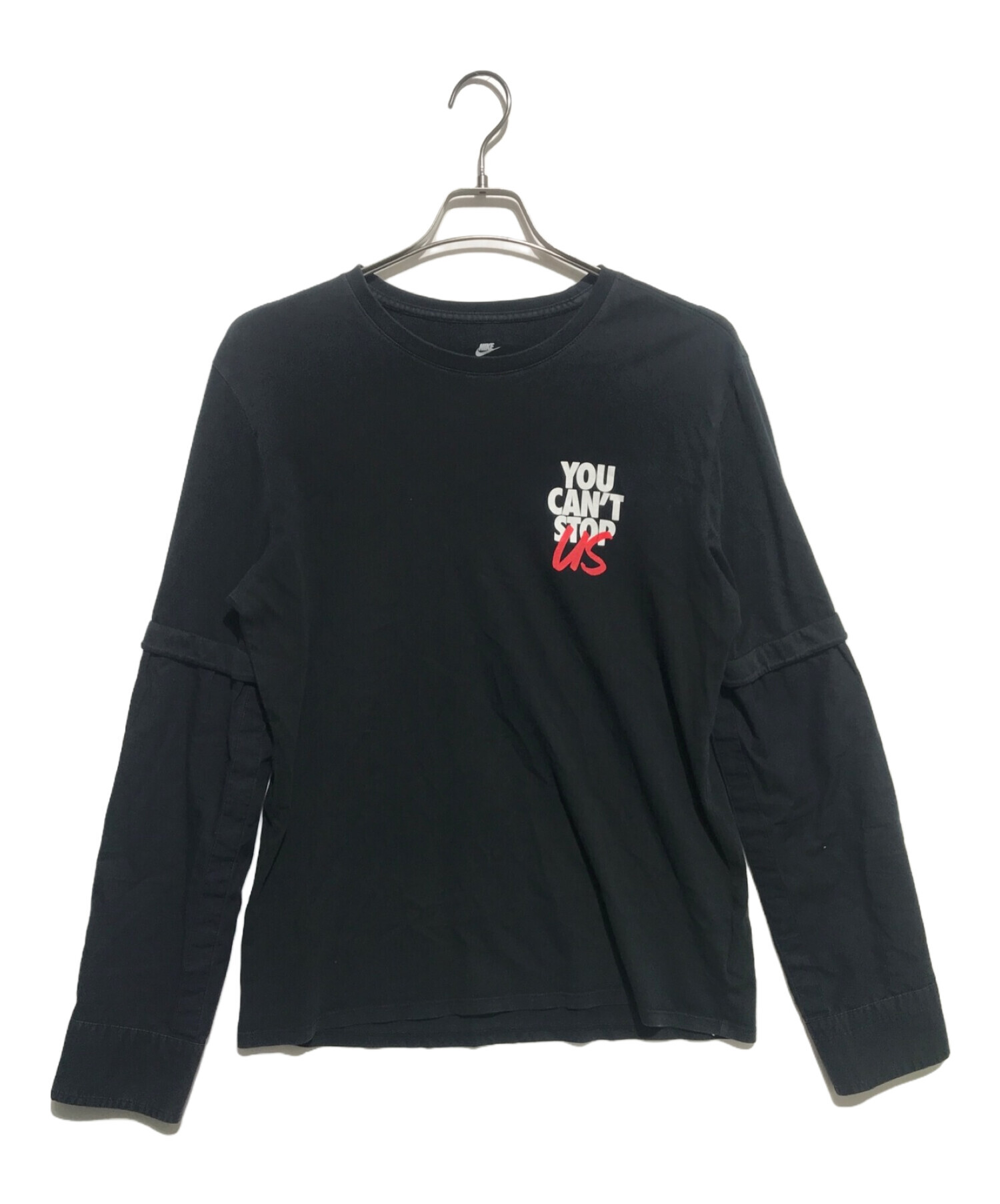 中古・古着通販】NIKE (ナイキ) sacai (サカイ) Customized L/S T-Shirt ブラック サイズ:2｜ブランド・古着通販  トレファク公式【TREFAC FASHION】スマホサイト