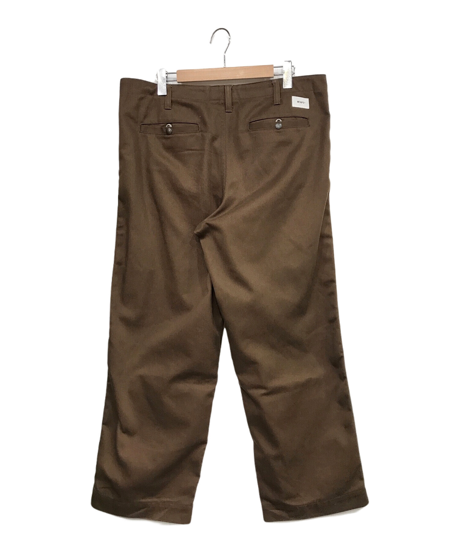 中古・古着通販】WTAPS (ダブルタップス) GORILLA/TROUSERS/COPO.TWILL ブラウン サイズ:4｜ブランド・古着通販  トレファク公式【TREFAC FASHION】スマホサイト