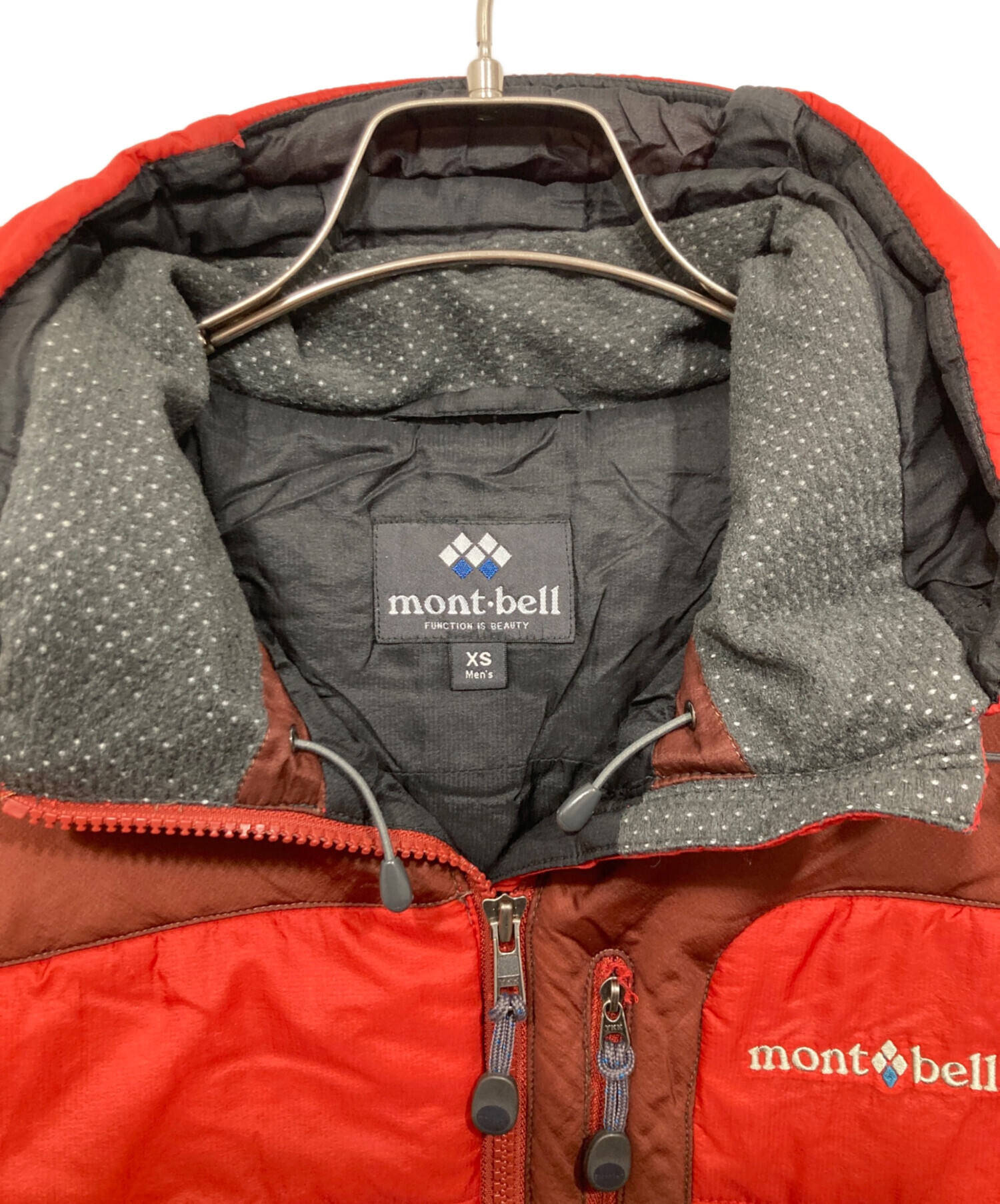 中古・古着通販】mont-bell (モンベル) フラットアイアンパーカ レッド サイズ:XS｜ブランド・古着通販 トレファク公式【TREFAC  FASHION】スマホサイト