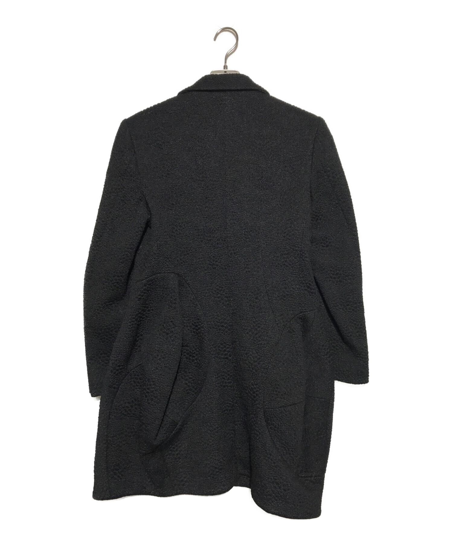 中古・古着通販】COMME des GARCONS (コムデギャルソン) デザインコート ブラック サイズ:M｜ブランド・古着通販  トレファク公式【TREFAC FASHION】スマホサイト