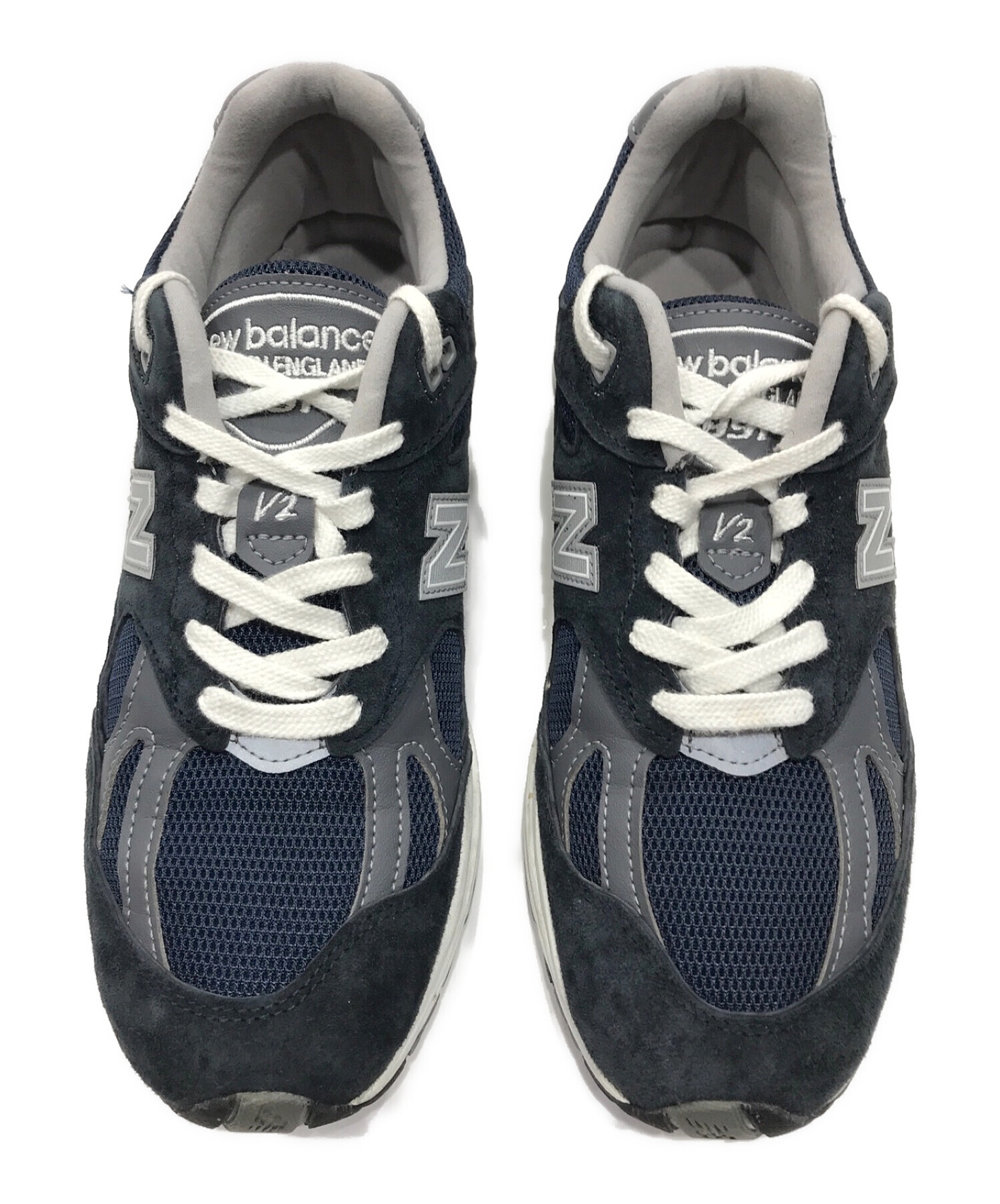 NEW BALANCE (ニューバランス) ローカットスニーカー ネイビー サイズ:UK71/2　US8