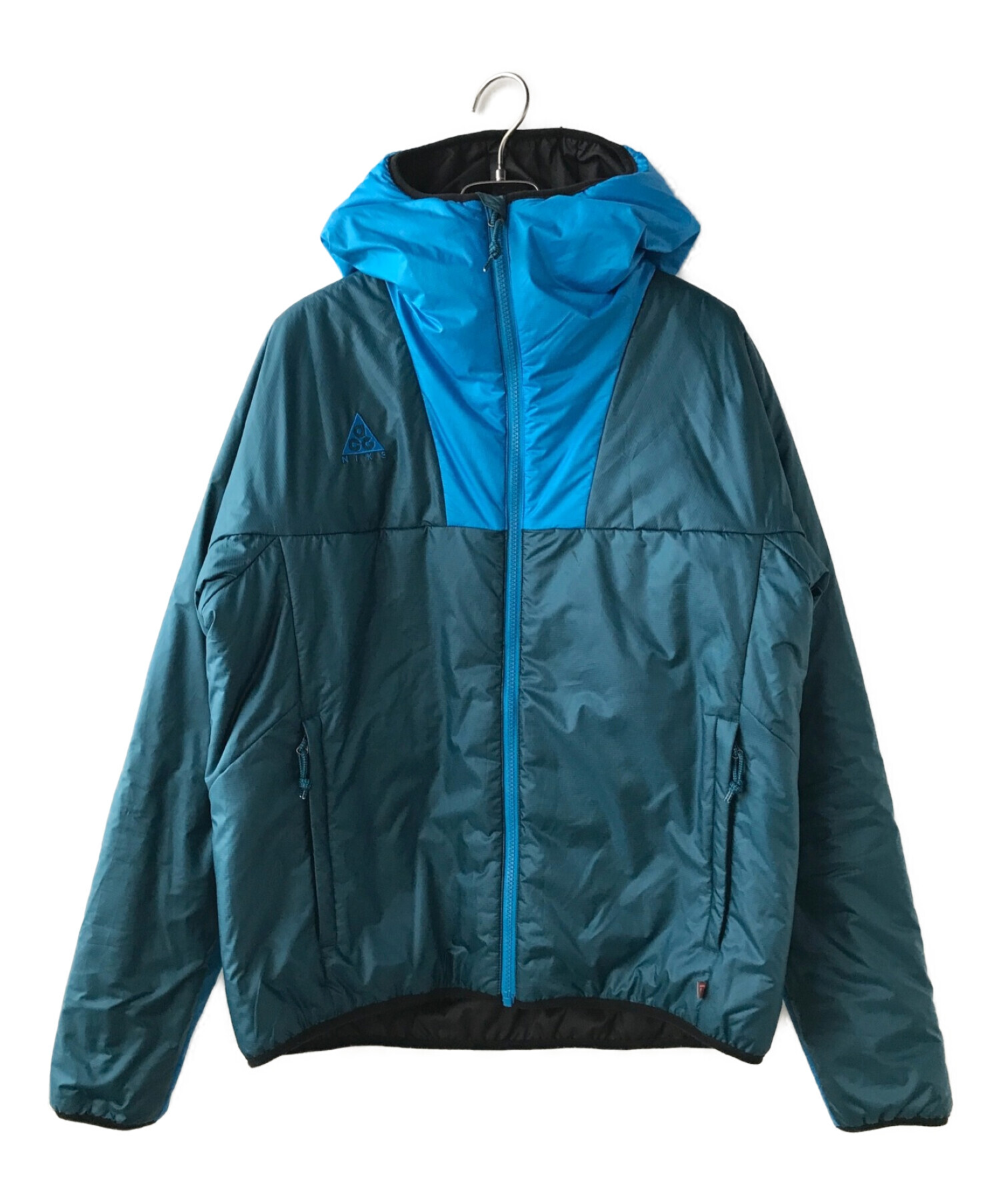 NIKE ACG (ナイキエーシージー) プリマロフトジャケット ブルー×グリーン サイズ:XL