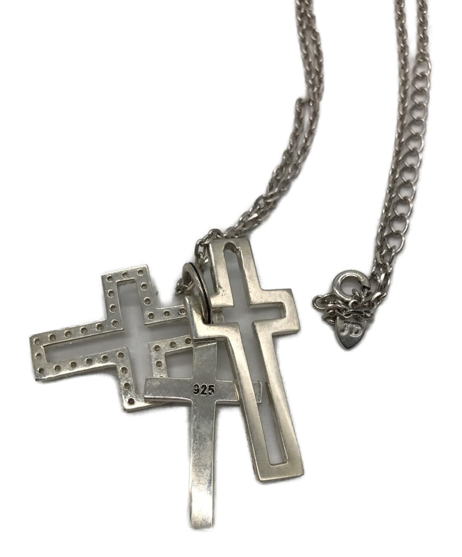 美品◇JUSTIN DAVIS◇TINY CROSS CHAIN◇70cm◇希少 - ネックレス