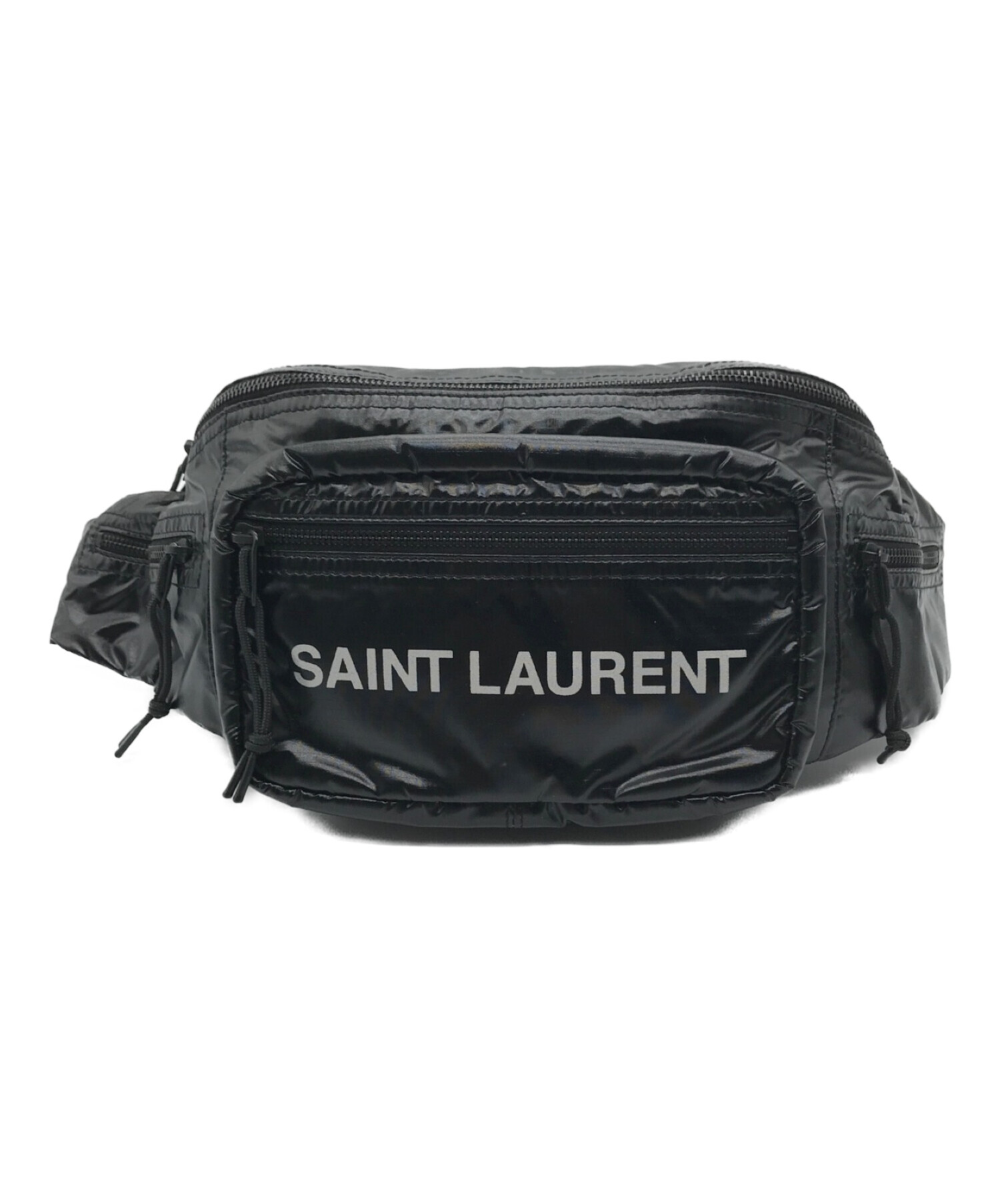 Saint Laurent Paris (サンローランパリ) ヌックスクロスボディバッグ ブラック