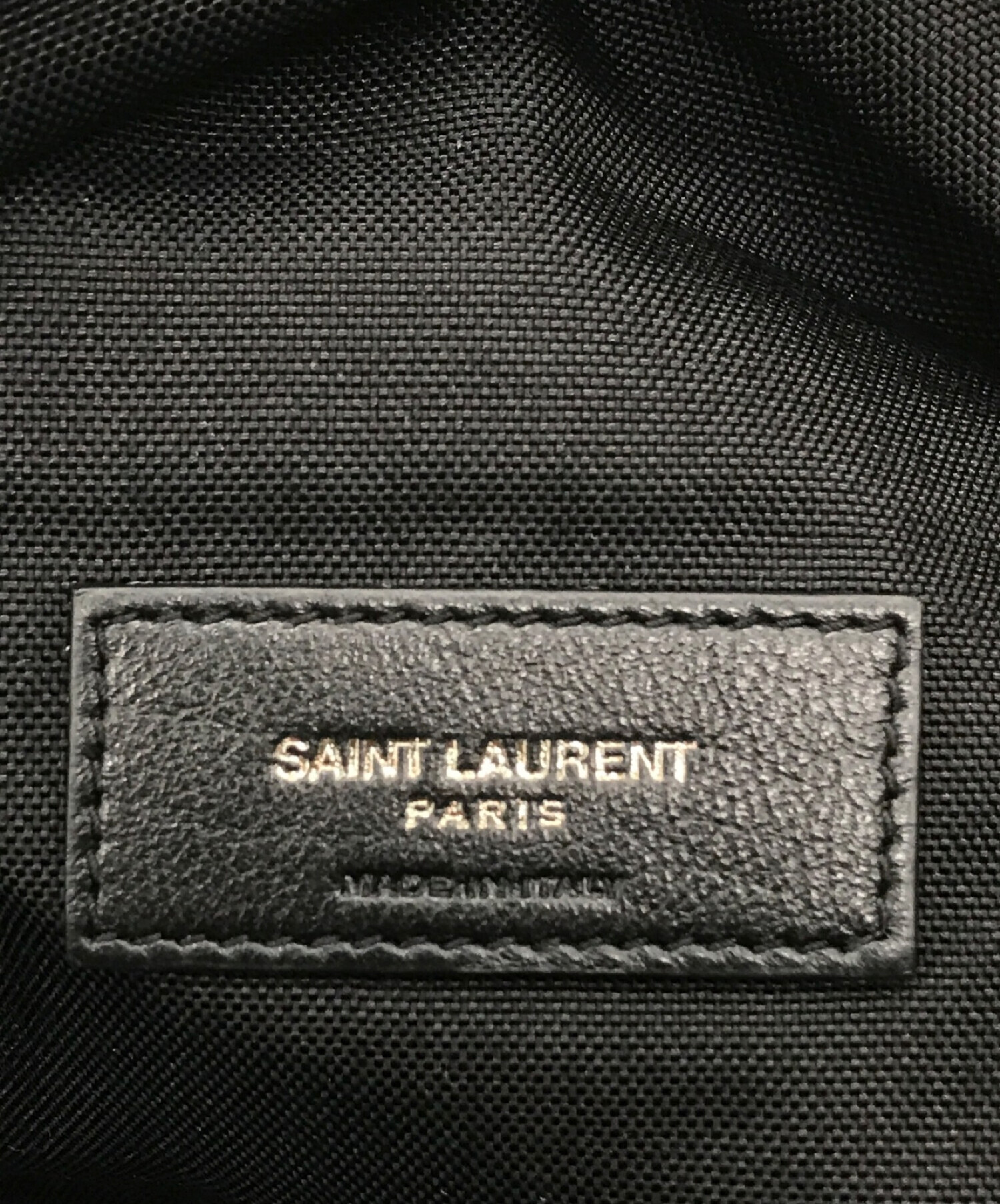 Saint Laurent Paris (サンローランパリ) ヌックスクロスボディバッグ ブラック