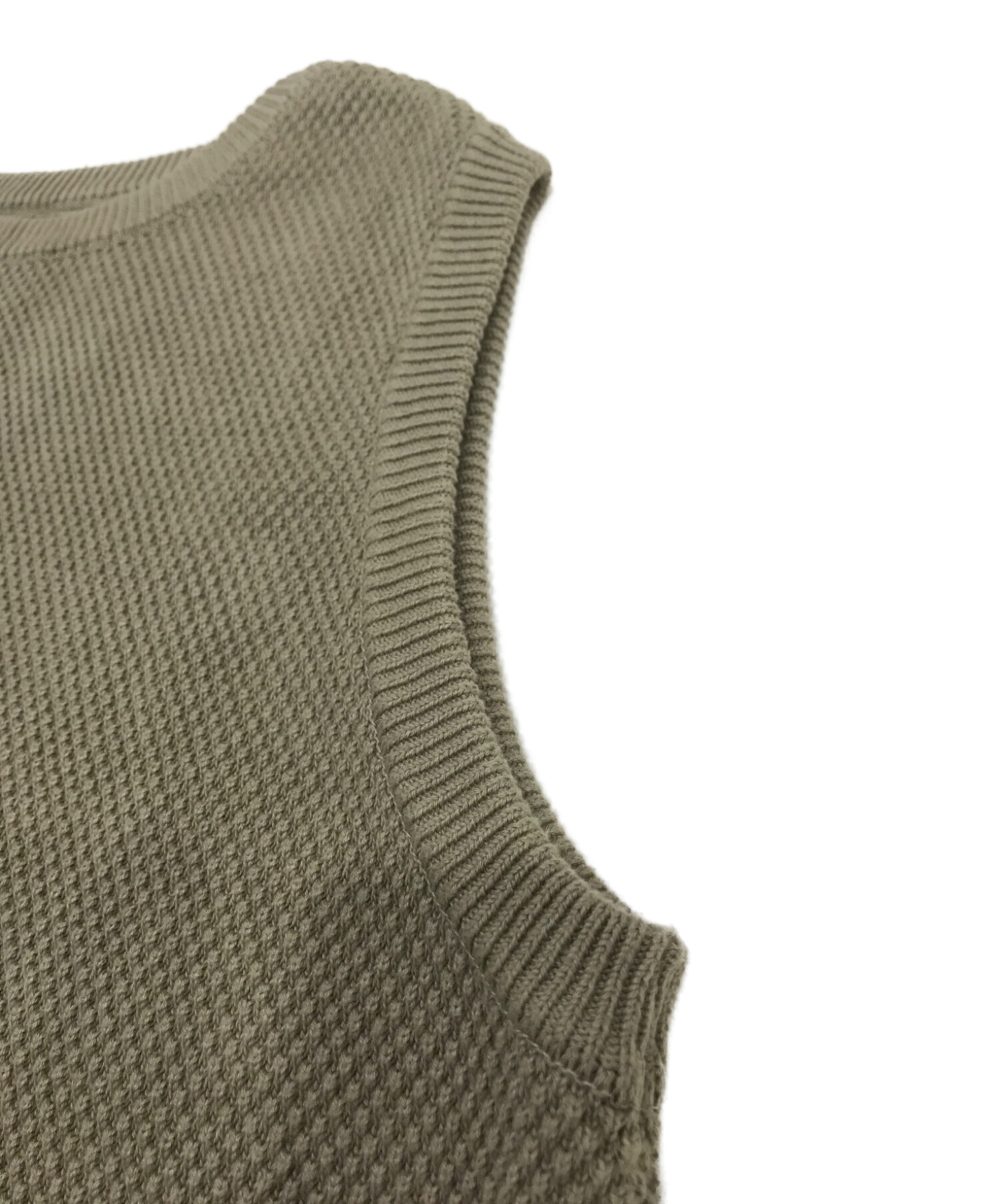 中古・古着通販】crepuscule (クレプスキュール) MOSS STITCH VEST