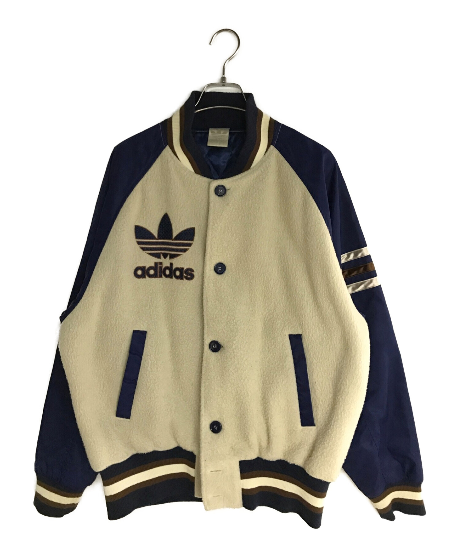 adidas (アディダス) ボアスタジャン ベージュ サイズ:M-L