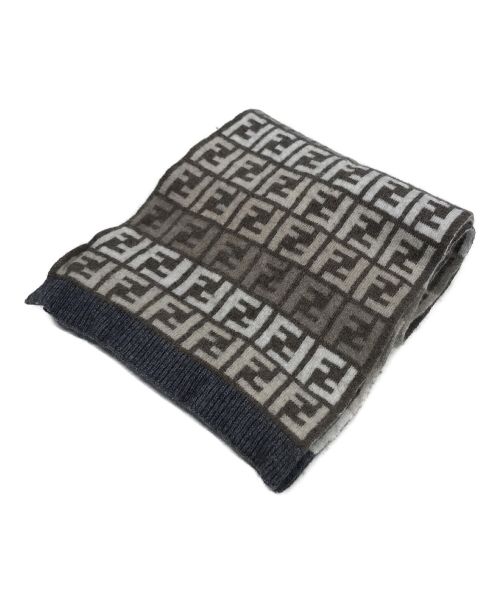 中古・古着通販】FENDI (フェンディ) ズッカ柄マフラー ブラウン