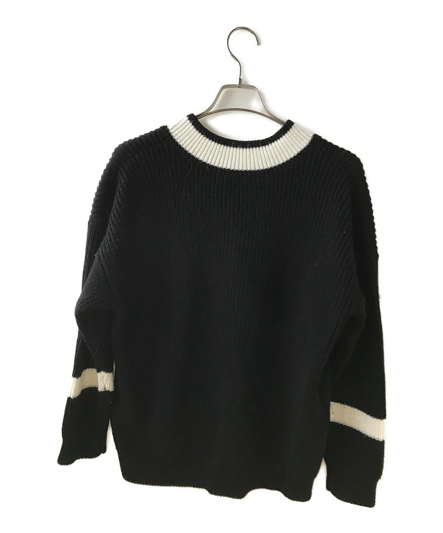 MONKEY TIME (モンキータイム) PE AZE BIG TILDEN KNIT ブラック サイズ:S