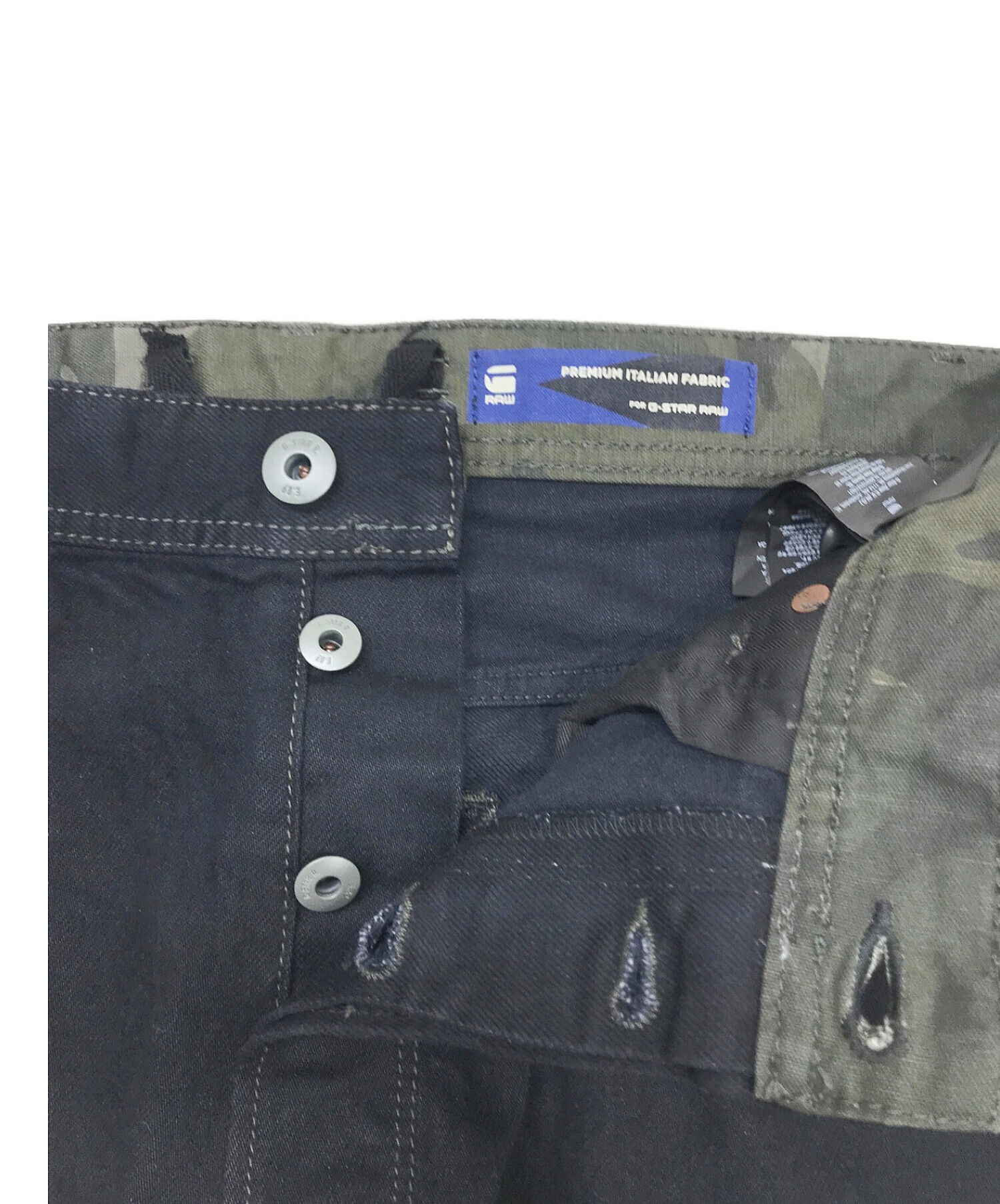 中古・古着通販】G-STAR RAW (ジースターロゥ) デニムパンツ ブラック