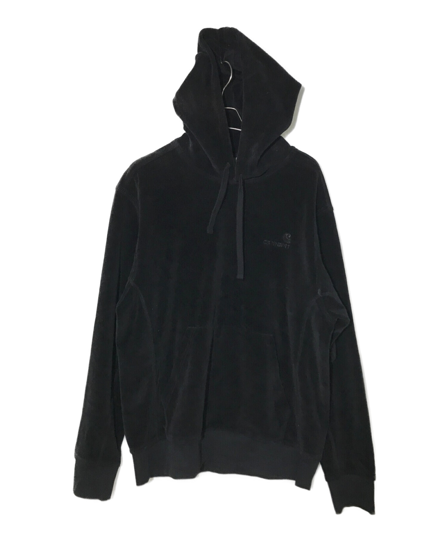 中古・古着通販】CarHartt (カーハート) ベロアパーカー ブラック