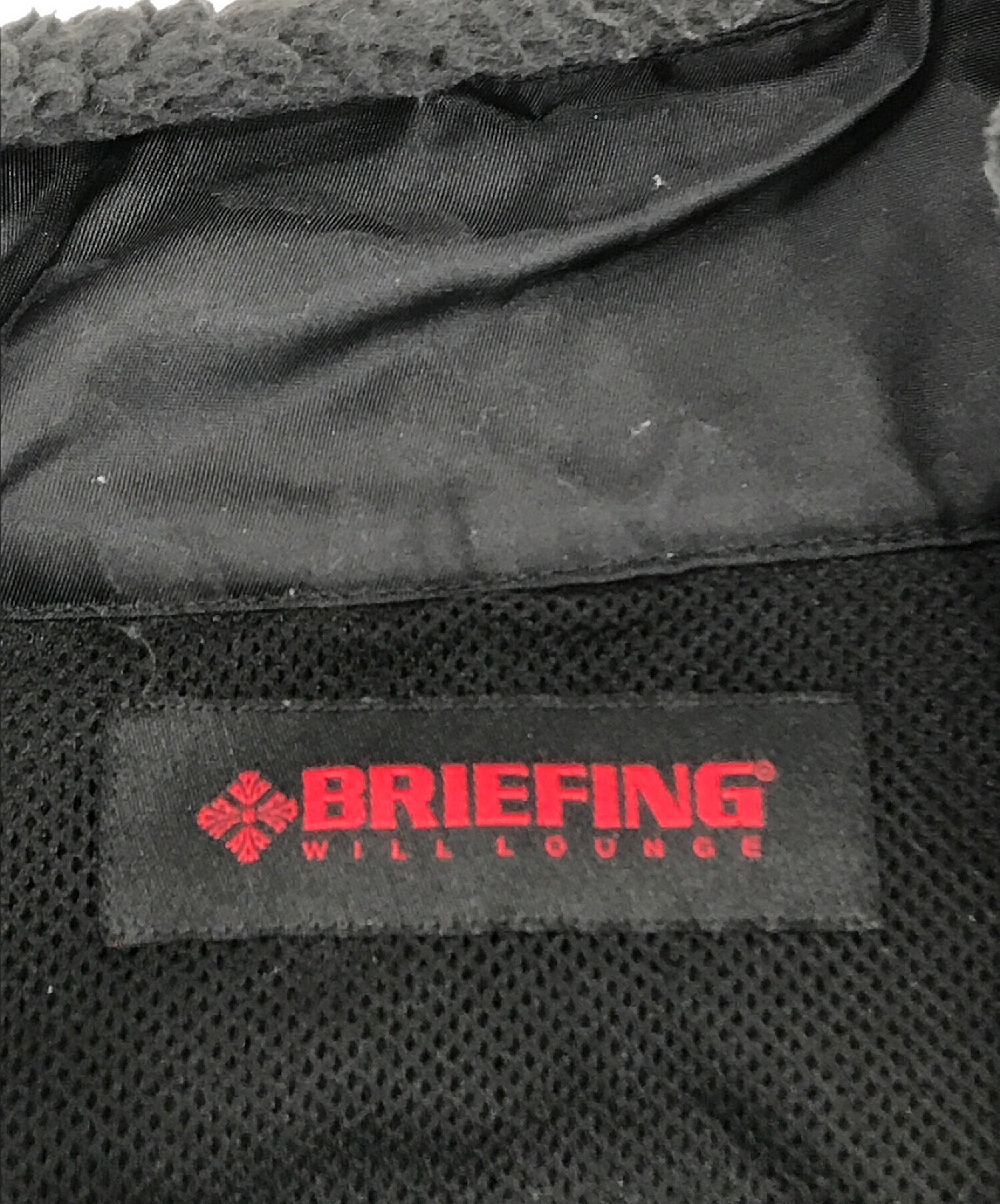 BRIEFING (ブリーフィング) ボアジップブルゾン ブラック サイズ:S