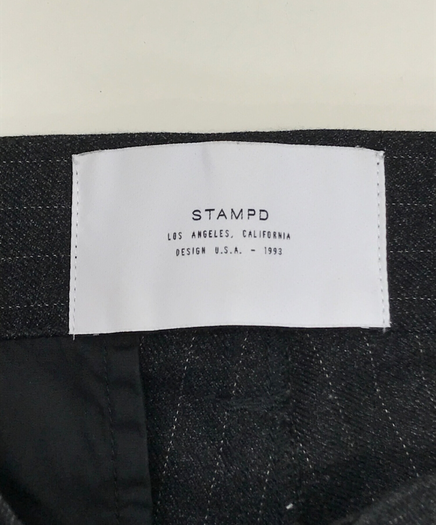 中古・古着通販】STAMPD (スタンプド) ARDEN TROUSER ブラック サイズ