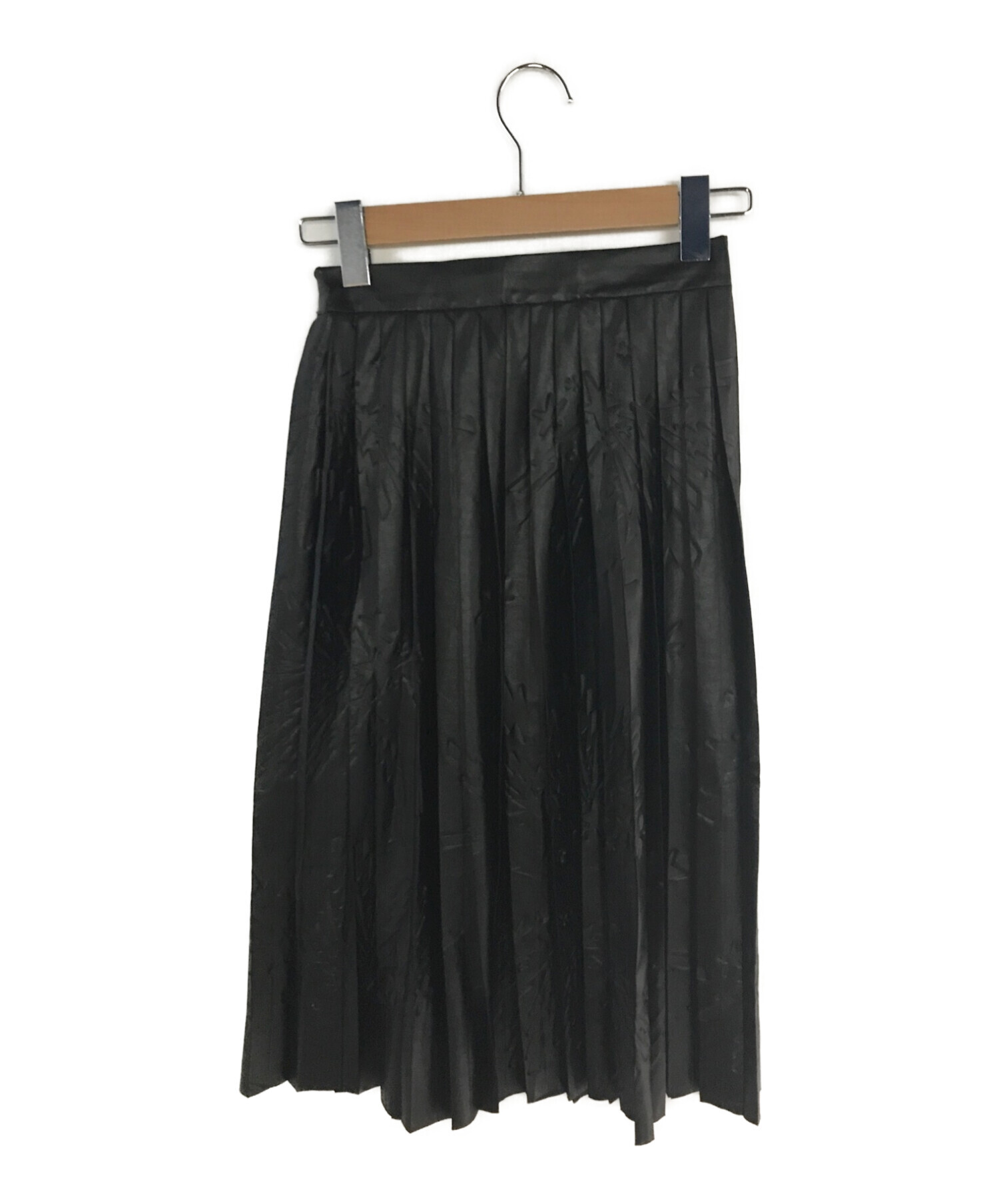 MSGM (エムエスジーエム) プリーツスカート ブラック サイズ:38
