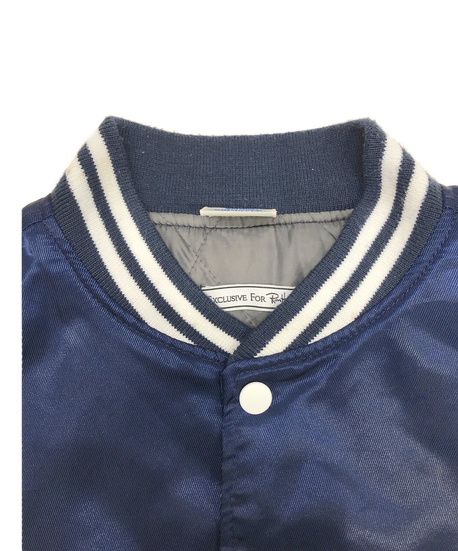 中古・古着通販】Champion (チャンピオン) スタジャン ネイビー サイズ