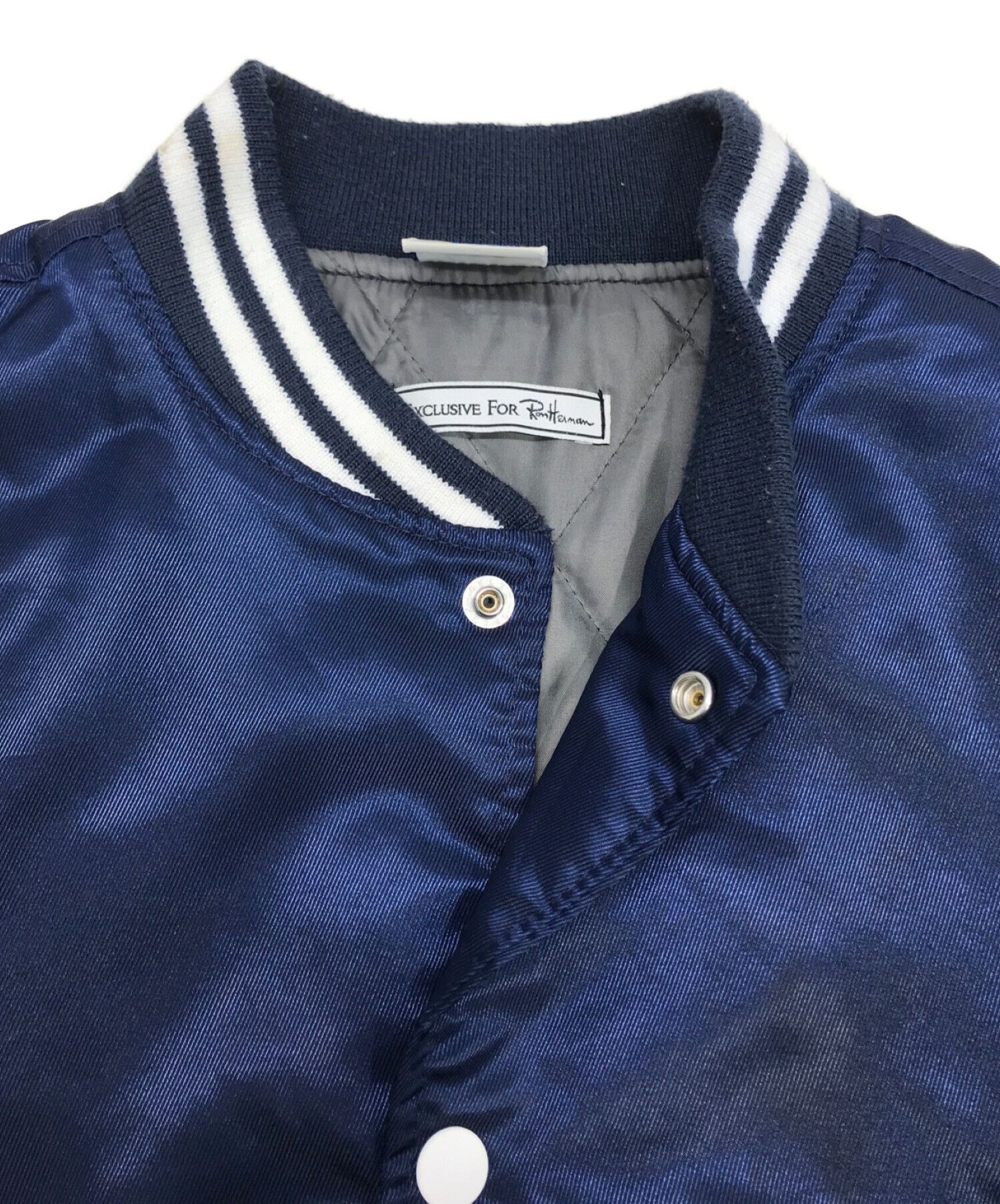 中古・古着通販】Champion (チャンピオン) スタジャン ネイビー サイズ