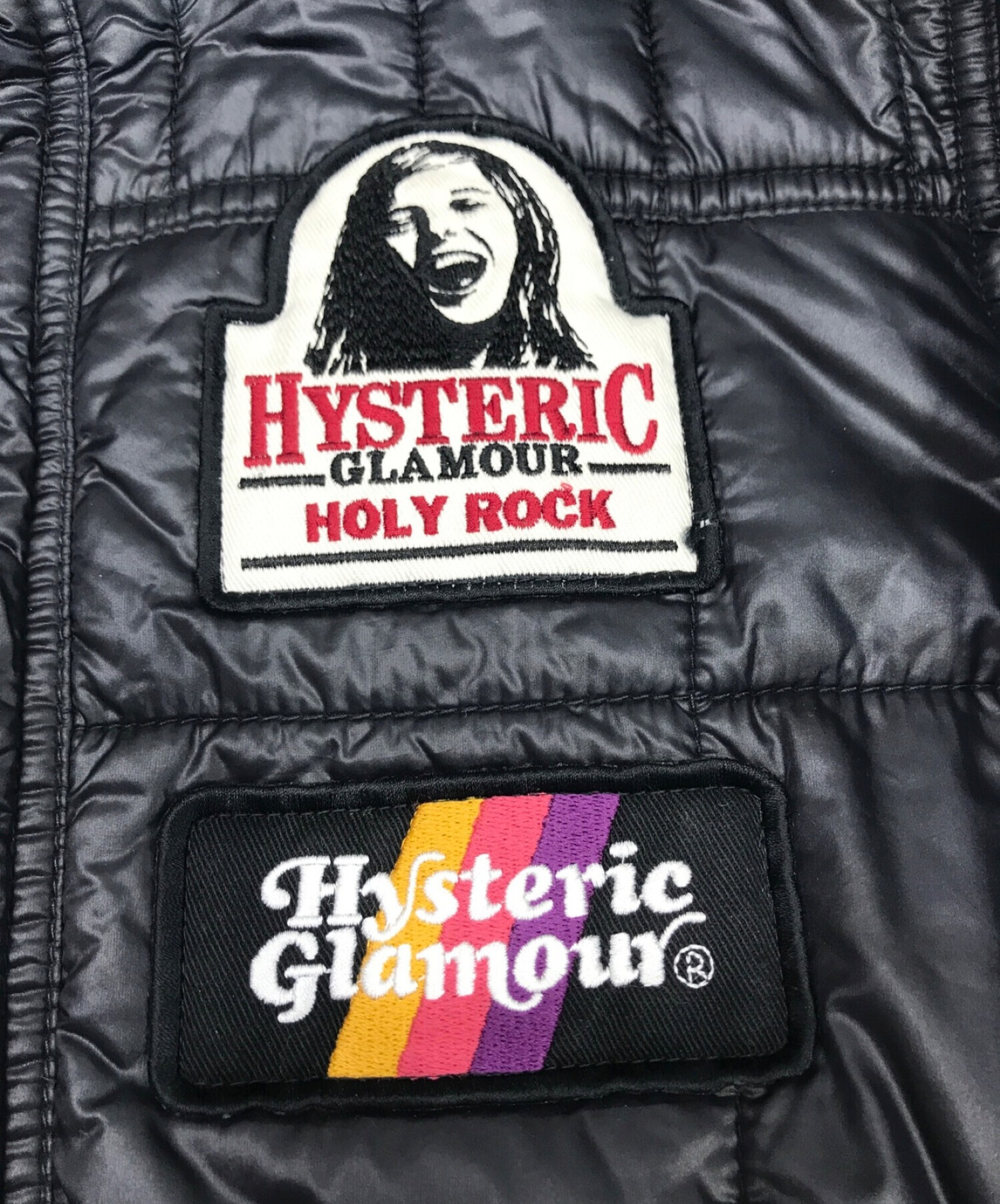 Hysteric Glamour (ヒステリックグラマー) プリマロフトワッペンジャケット ブラック サイズ:M