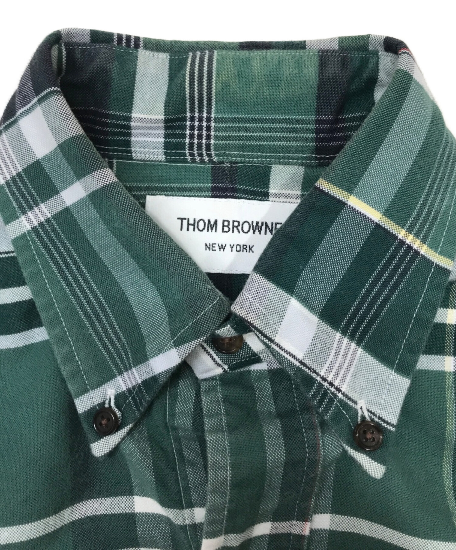 中古・古着通販】Thom Browne (トムブラウン) チェックBDシャツ