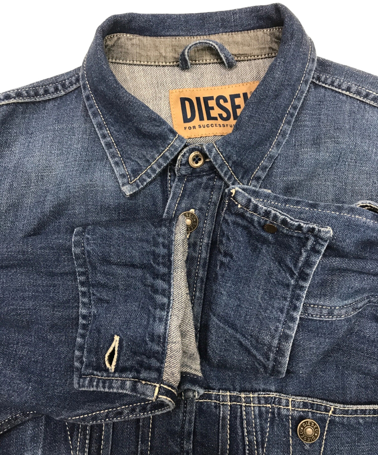 中古・古着通販】DIESEL (ディーゼル) デニムコート インディゴ サイズ