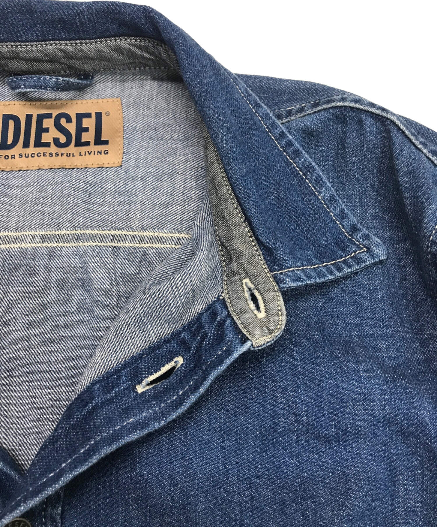 中古・古着通販】DIESEL (ディーゼル) デニムコート インディゴ サイズ