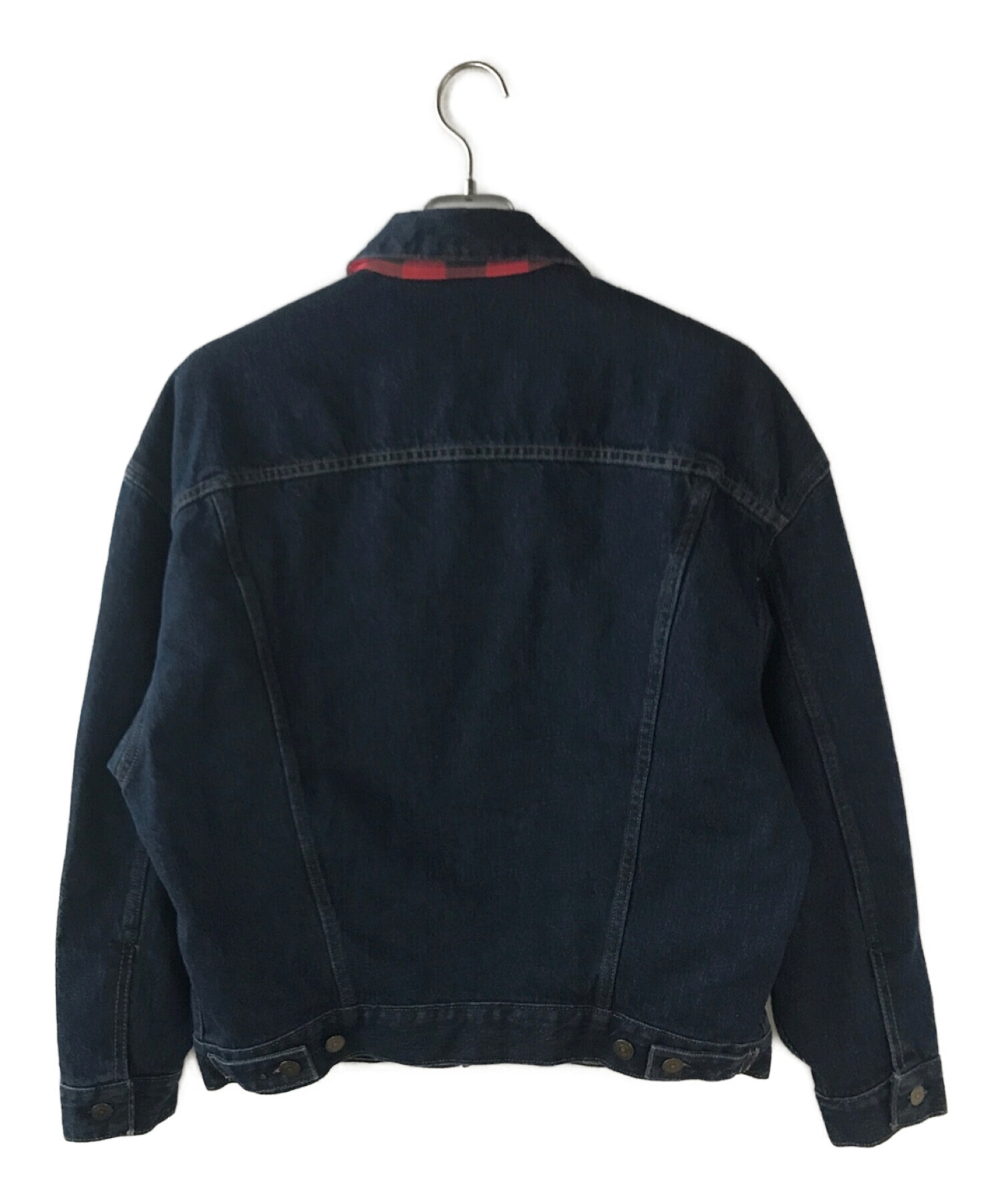 LEVI'S VINTAGE CLOTHING (リーバイスヴィンテージクロージング) チェックライナーデニムジャケット インディゴ サイズ:S